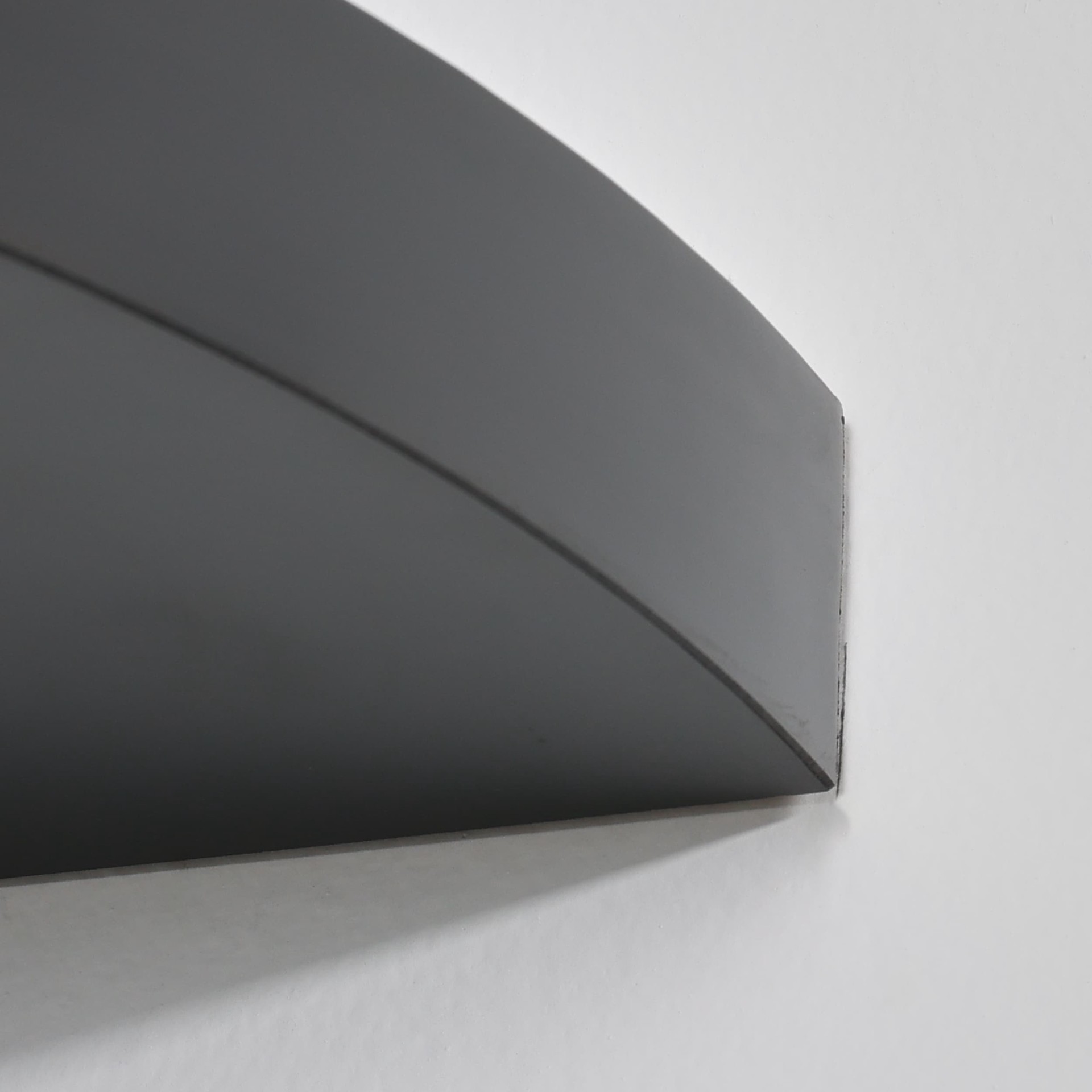 slide 3 of 6, Origin 21 11.42-in L x 11.42-in D x 1.5-in H Black Corner Circle Floating Shelf, 1 ct