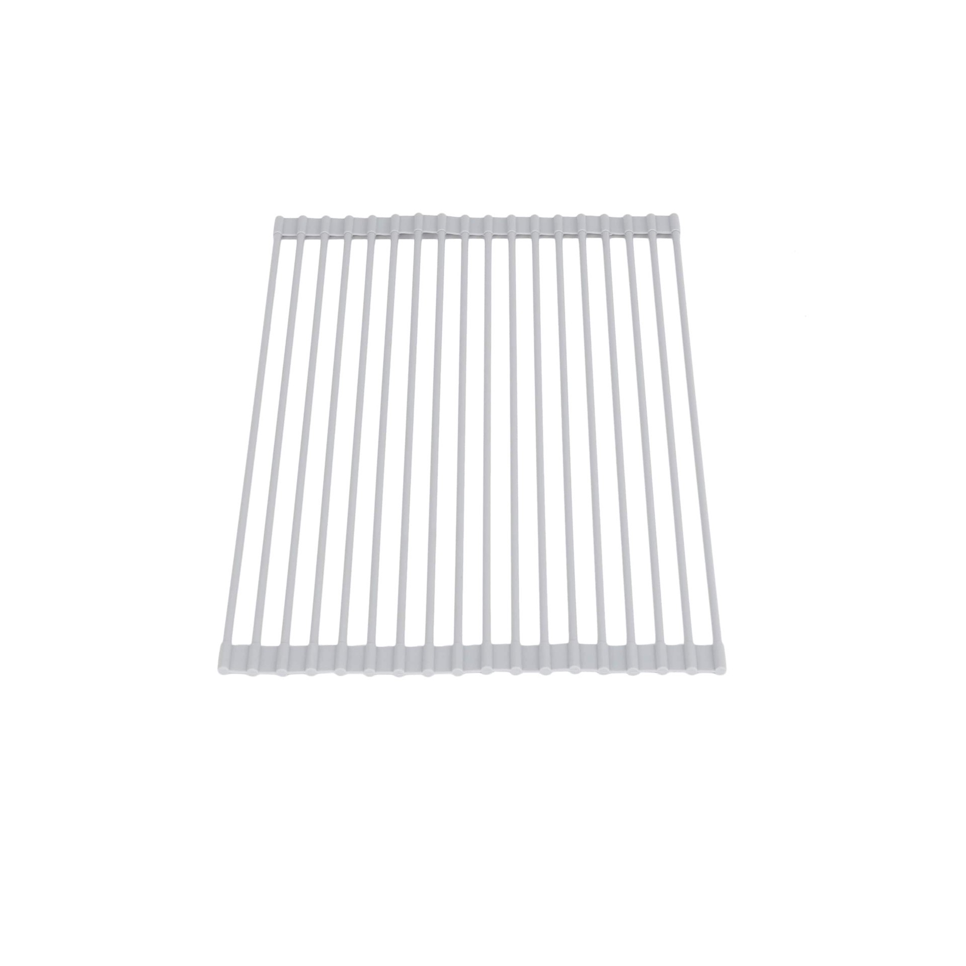 slide 3 of 5, Style Selections 13-in W x 20.5-in L x 0.25-in H Stainless steel Dish rack, 1 ct