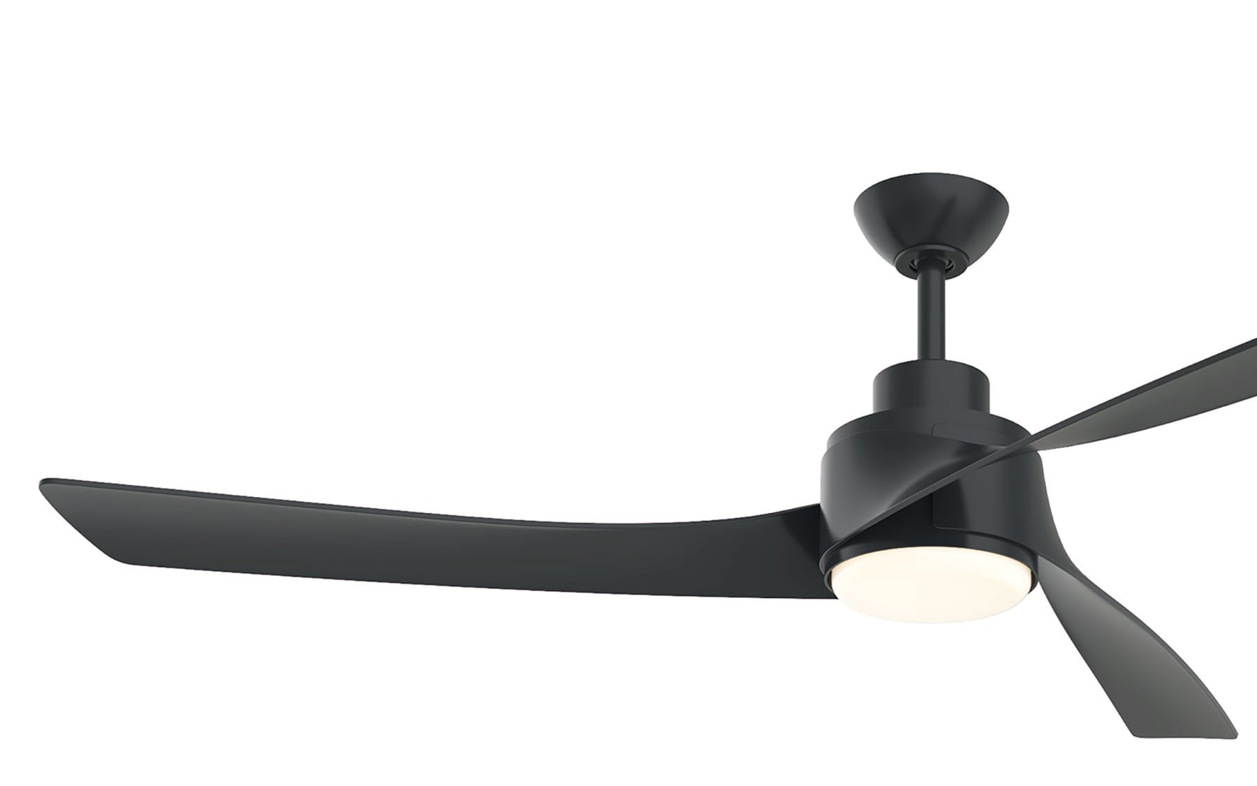 slide 5 of 6, Minka Ceiling Fan Co. Ormond 60-in Matte Black with Black Blades Integrated LED Ceiling Fan With Light and Remote Included 3 -Blade, 1 ct