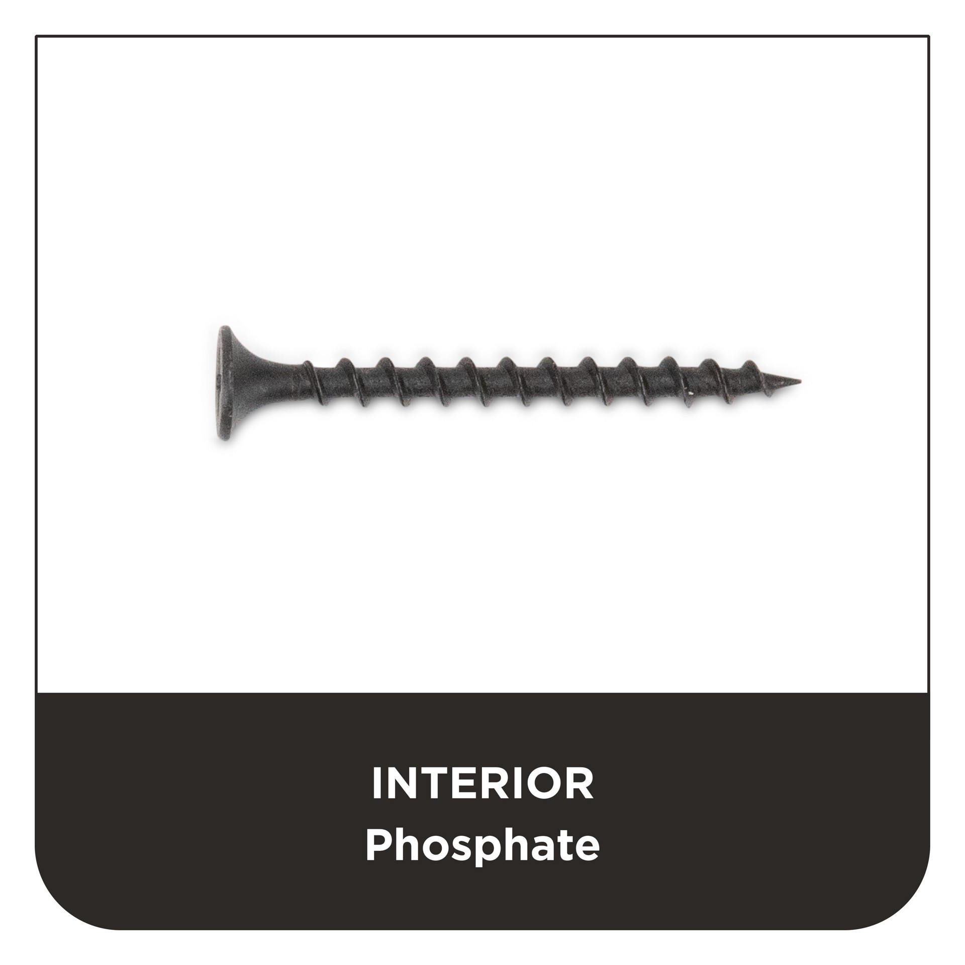 slide 4 of 6, PRO-FIT #6 x 1-5/8-in Bugle Coarse Thread Drywall Screws 5-lb ( 1110 -Pack ), 1 ct