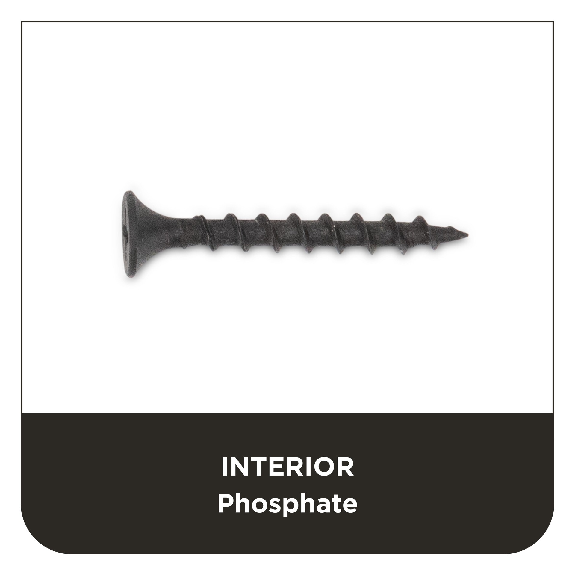 slide 4 of 6, PRO-FIT #6 x 1-1/4-in Bugle Coarse Thread Drywall Screws 5-lb ( 1355 -Pack ), 1 ct