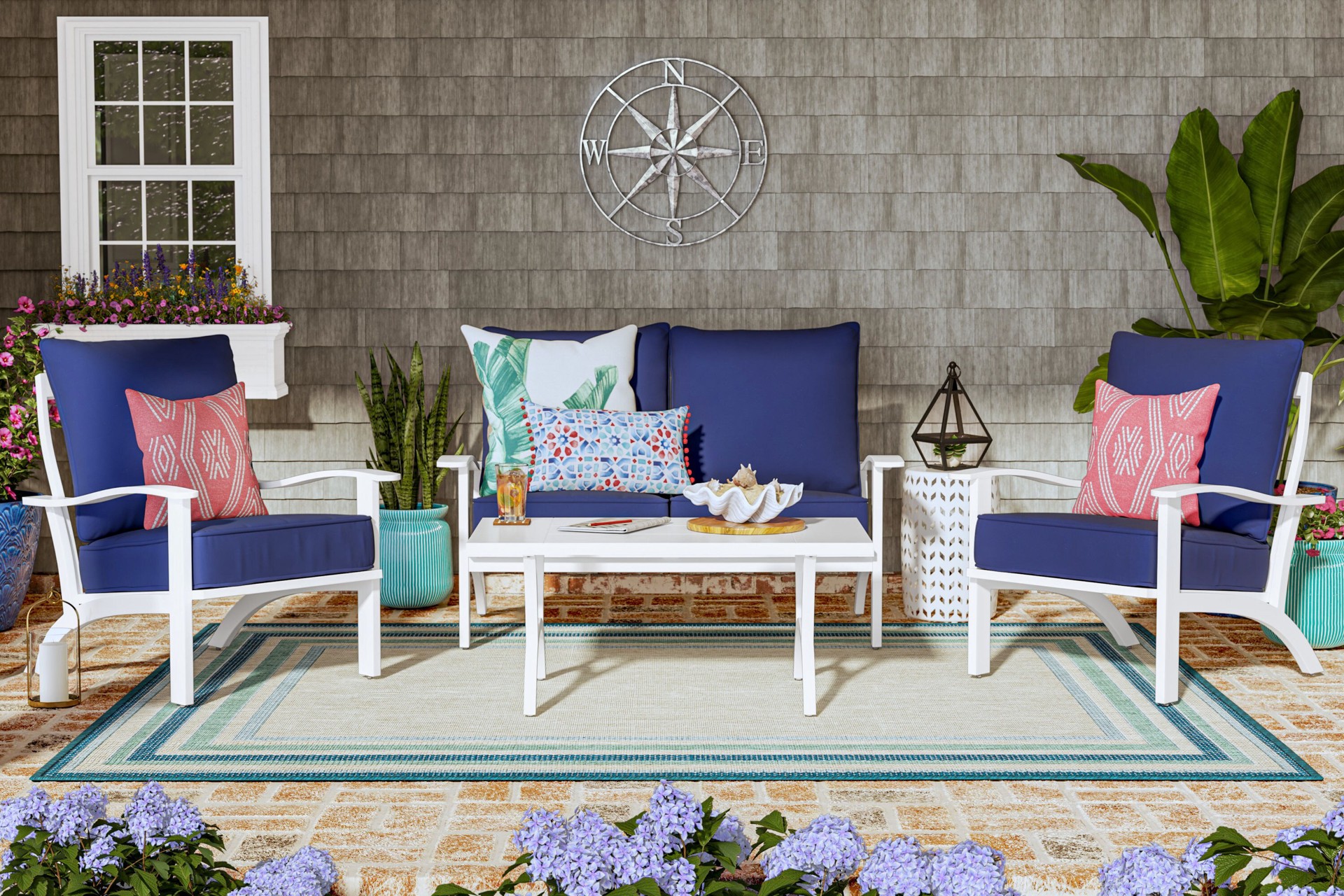 slide 4 of 6, Style Selections 4.5-in W x 12.0-in L White Mixed/Composite Indoor/Outdoor Planter, 1 ct