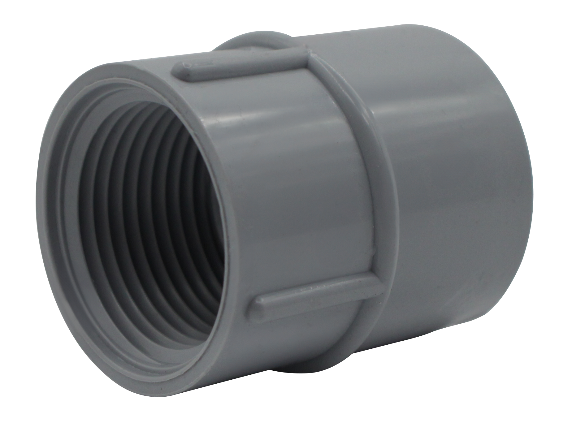 slide 3 of 6, CANTEX 1-1/2-in Schedule 40, Schedule 80 Plastic Combination Connector Conduit Fittings, 1 ct