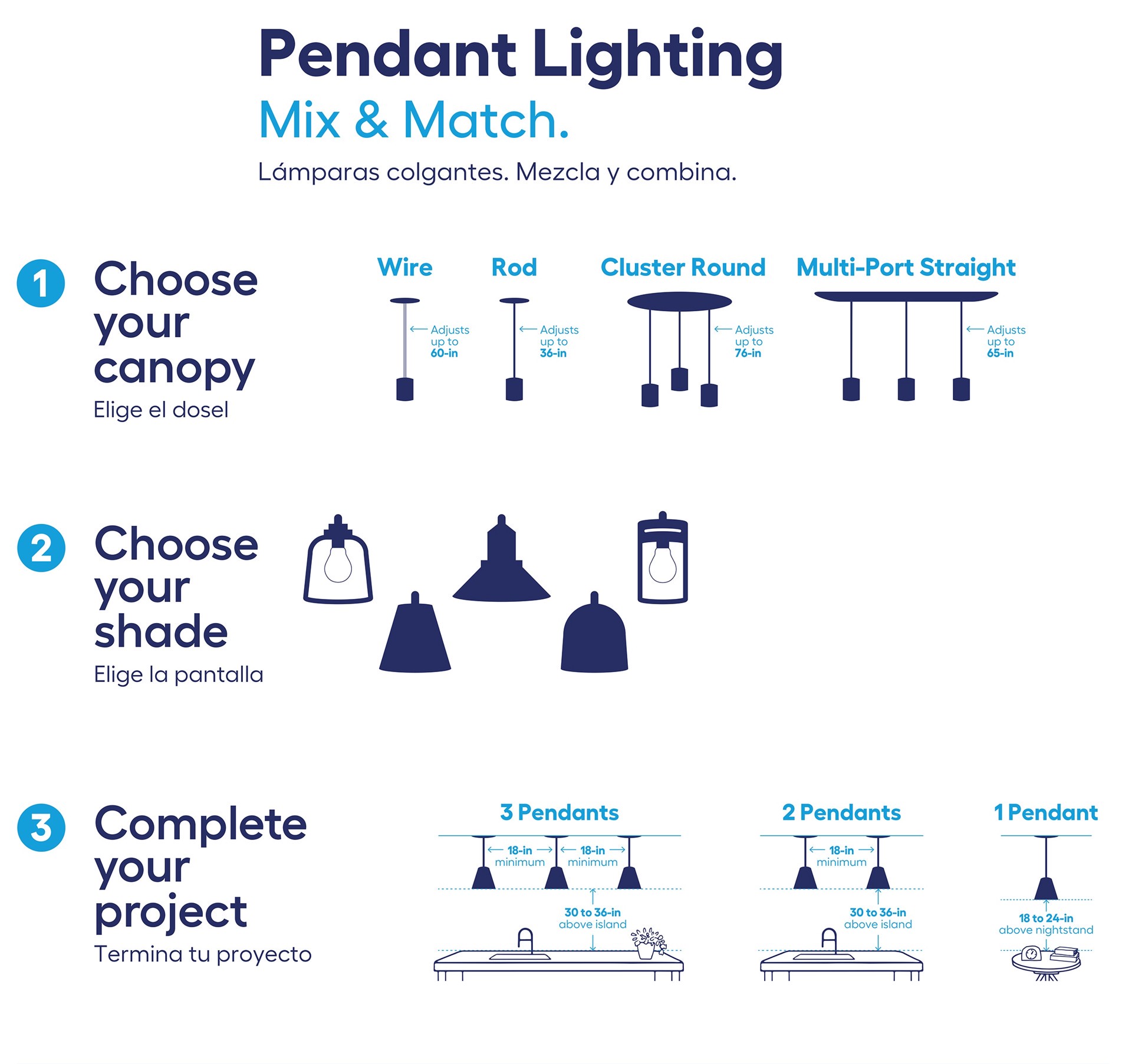 slide 4 of 4, Style Selections Mix and Match 7.75-in x 8.13-in Bell Clear Clear glass Pendant light shade with 2-1/4-in Fitter, 1 ct
