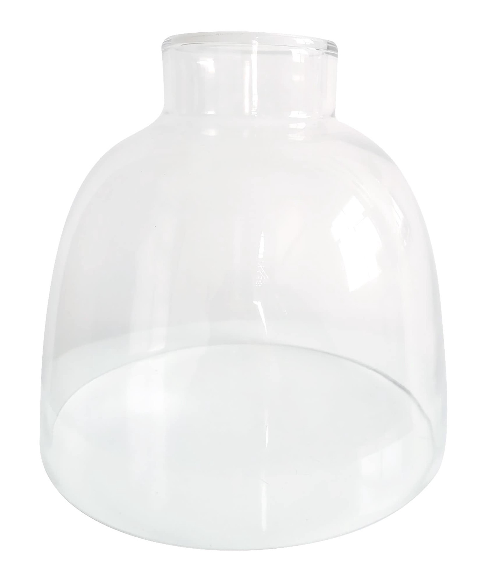 slide 1 of 4, Style Selections Mix and Match 7.75-in x 8.13-in Bell Clear Clear glass Pendant light shade with 2-1/4-in Fitter, 1 ct