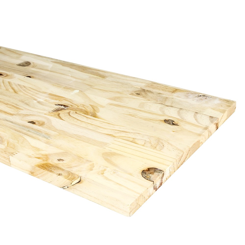 slide 6 of 6, RELIABILT 3/4-in x 16-in x 3-ft Unfinished S4S Pine Edge-glued Softwood Board, 1 ct