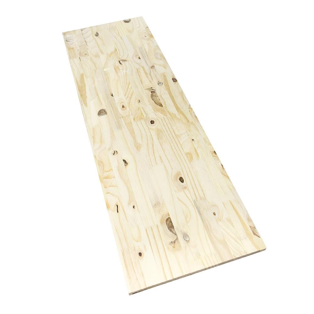 slide 1 of 6, RELIABILT 3/4-in x 12-in x 3-ft Unfinished S4S Pine Edge-glued Softwood Board, 1 ct