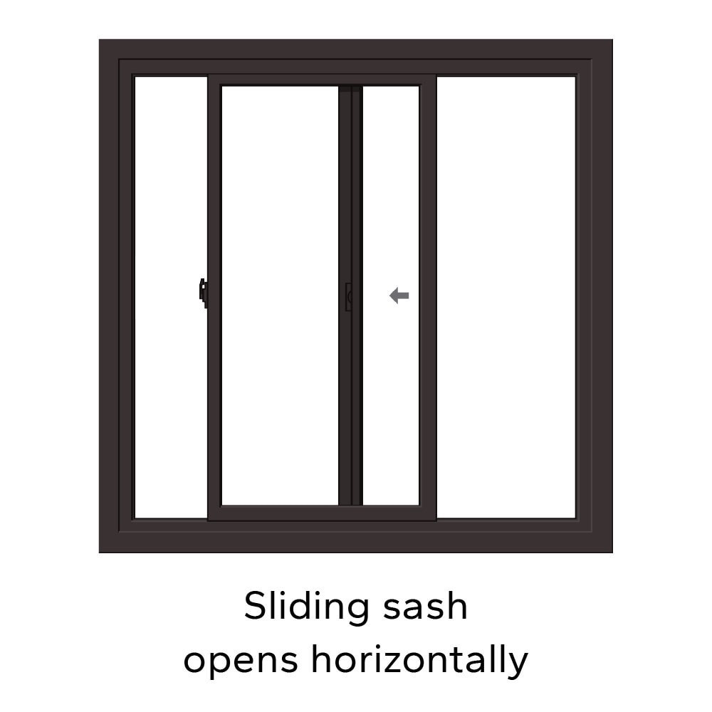slide 6 of 6, Pella 47.5-in x 17.5-in x 1.31-in Jamb Sliding Window, 1 ct