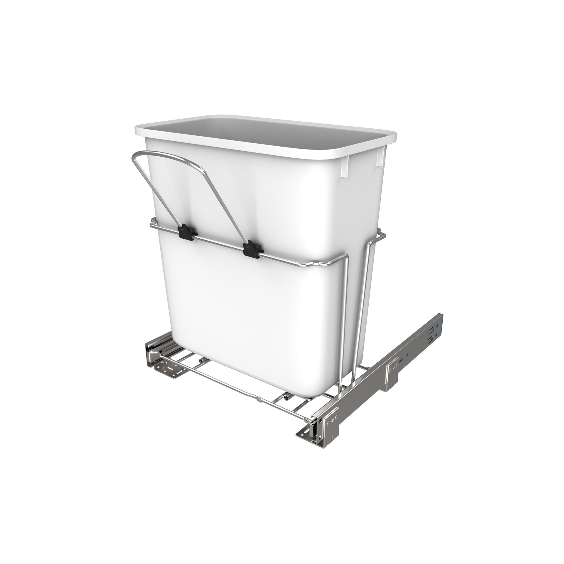slide 2 of 6, Rev-A-Shelf 20.0-Quart Soft Close 1 Pull-out trash can, 1 ct