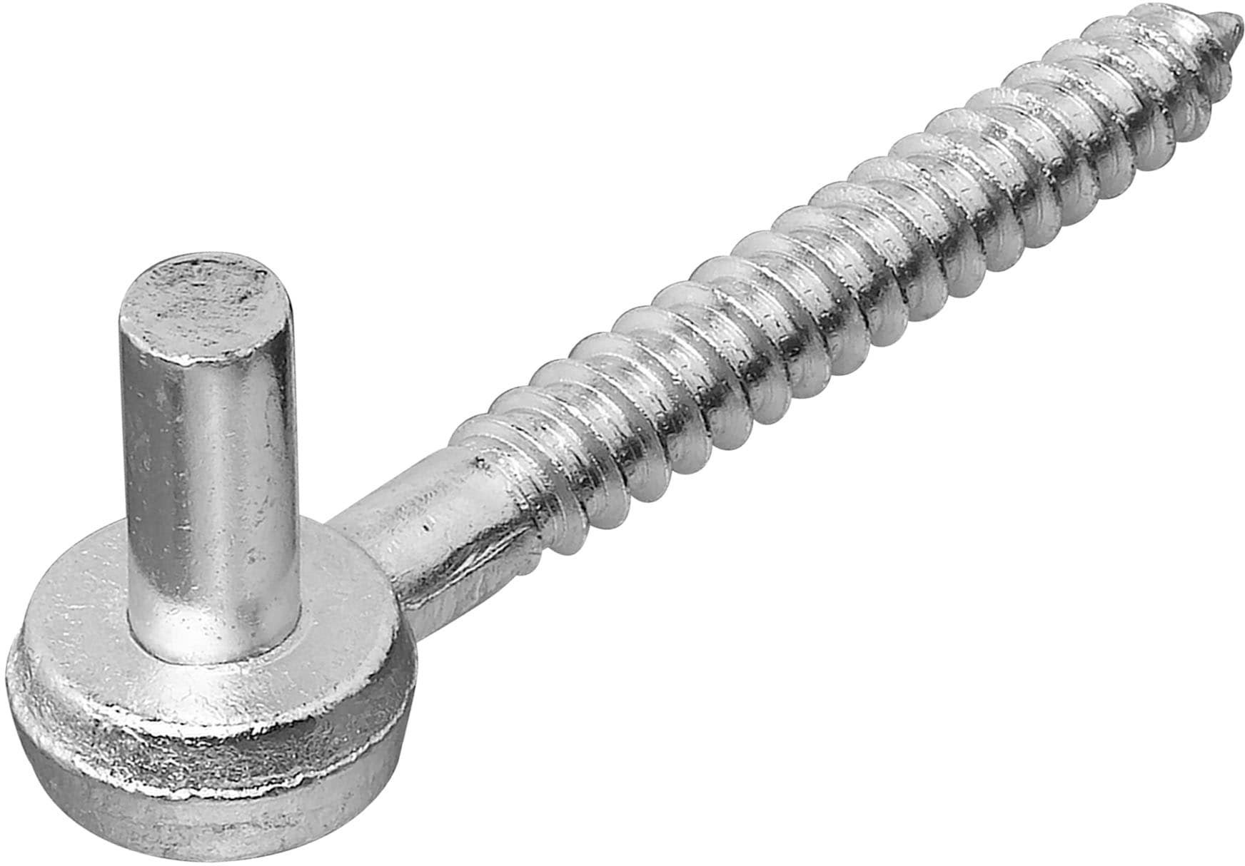 slide 1 of 6, National Hardware 0.625-in Zinc plated Steel Screw hook, 1 ct