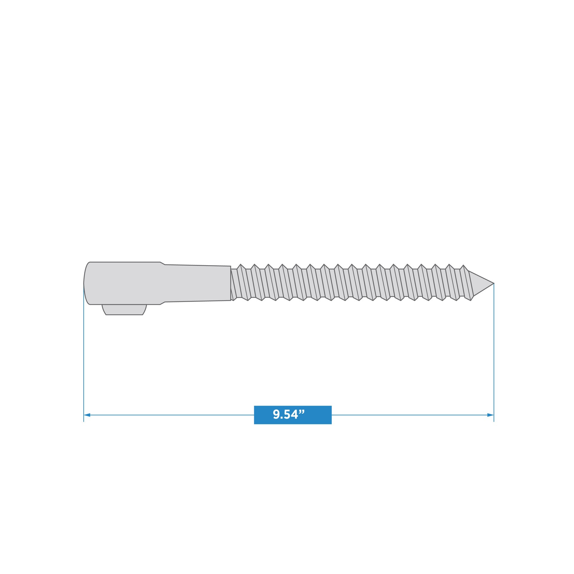 slide 5 of 6, National Hardware 0.625-in Zinc plated Steel Screw hook, 1 ct