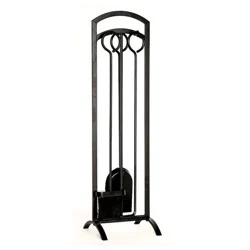 Master Forge 3 -Piece Steel Fireplace Tool Set