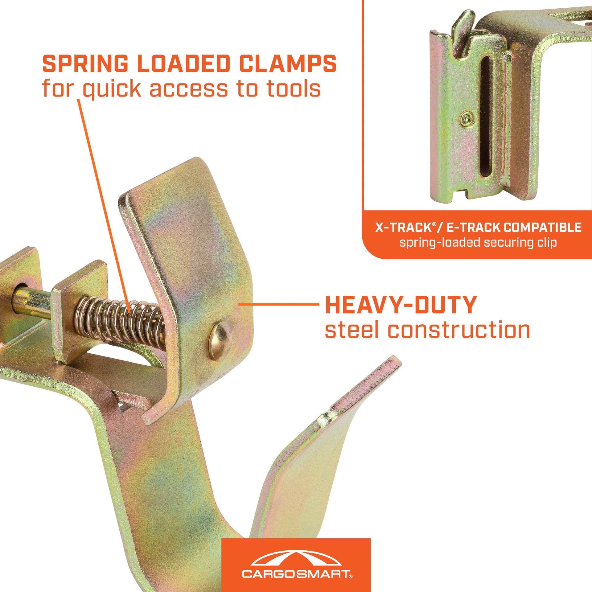slide 4 of 6, CargoSmart 2 -Piece 9.12-in Yellow zinc Steel Bracket, 1 ct
