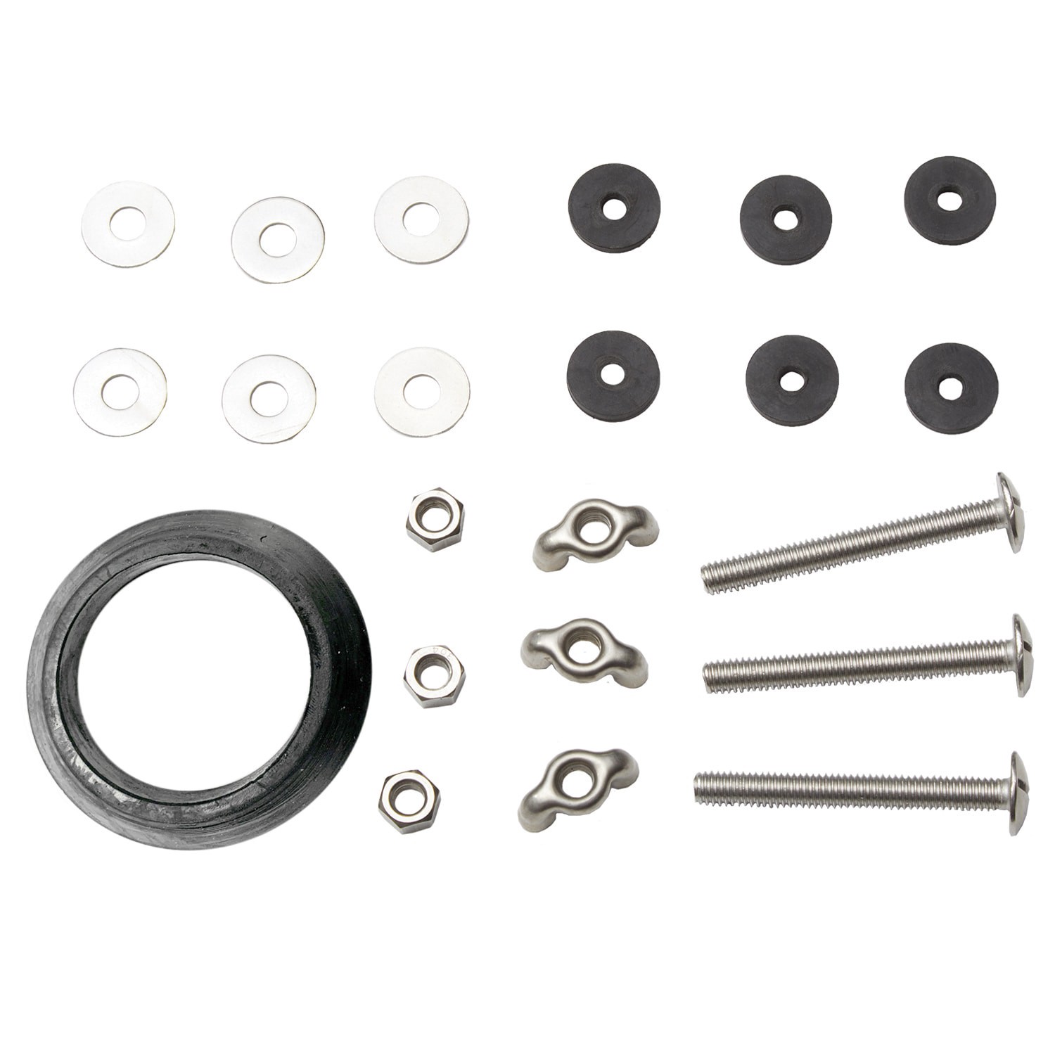 slide 1 of 6, RELIABILT Multiple colors/finishes Toilet hardware kit, 1 ct