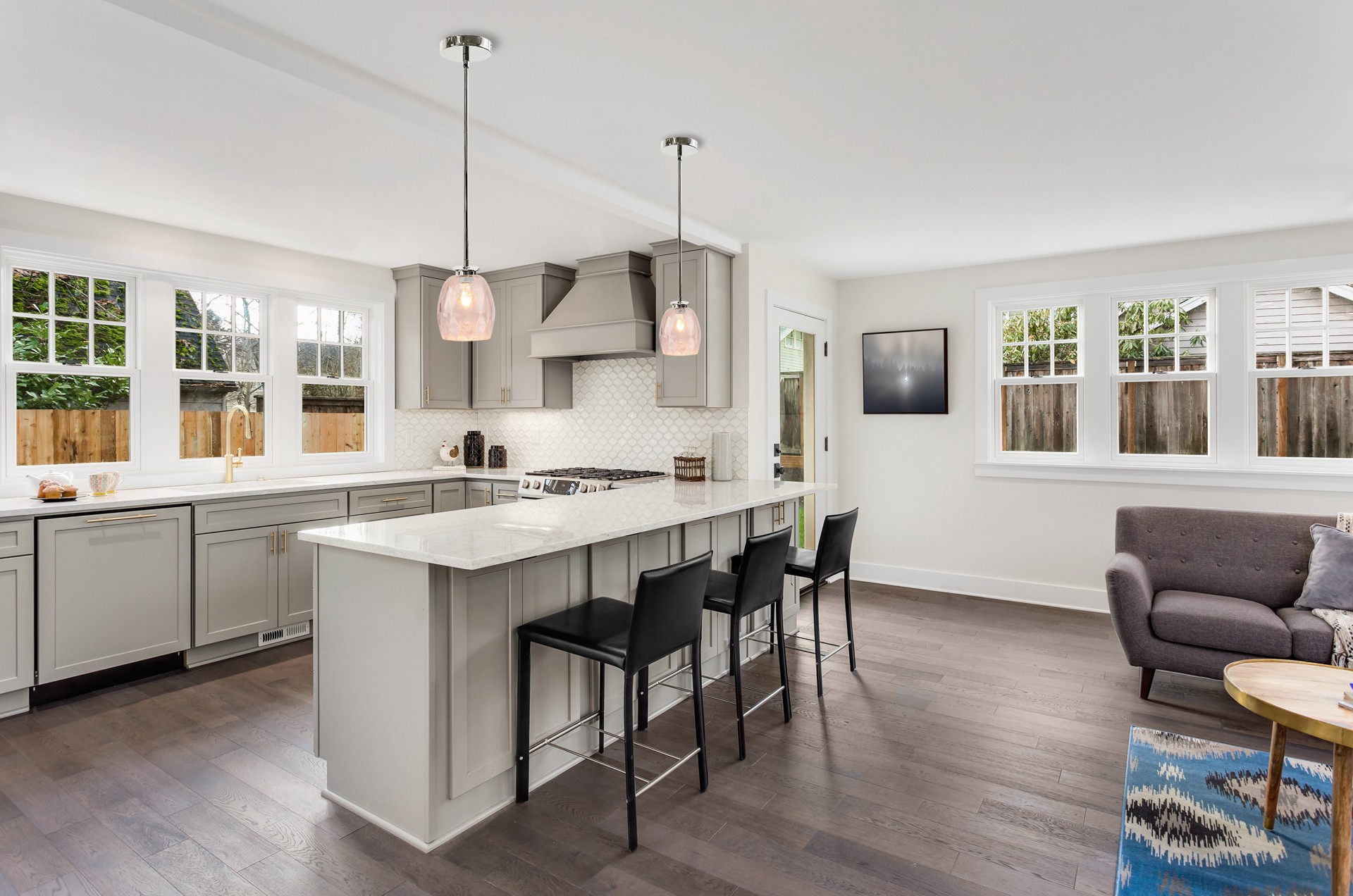 slide 6 of 6, Style Selections Mix and Match 1 -Light Chrome Transitional Cylinder Mini Hanging Pendant light, 1 ct