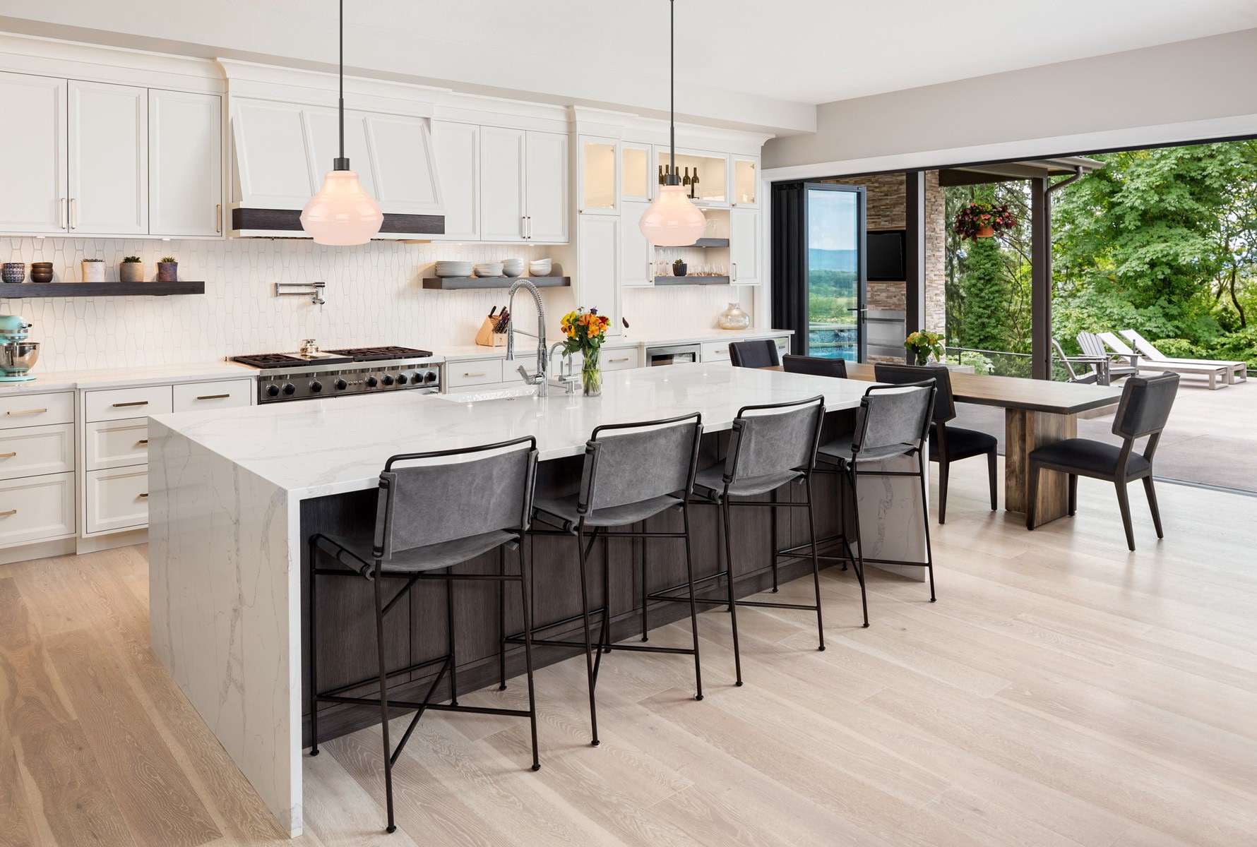 slide 6 of 6, Style Selections Mix and Match 1 -Light Matte black Transitional Cylinder Mini Hanging Pendant light, 1 ct