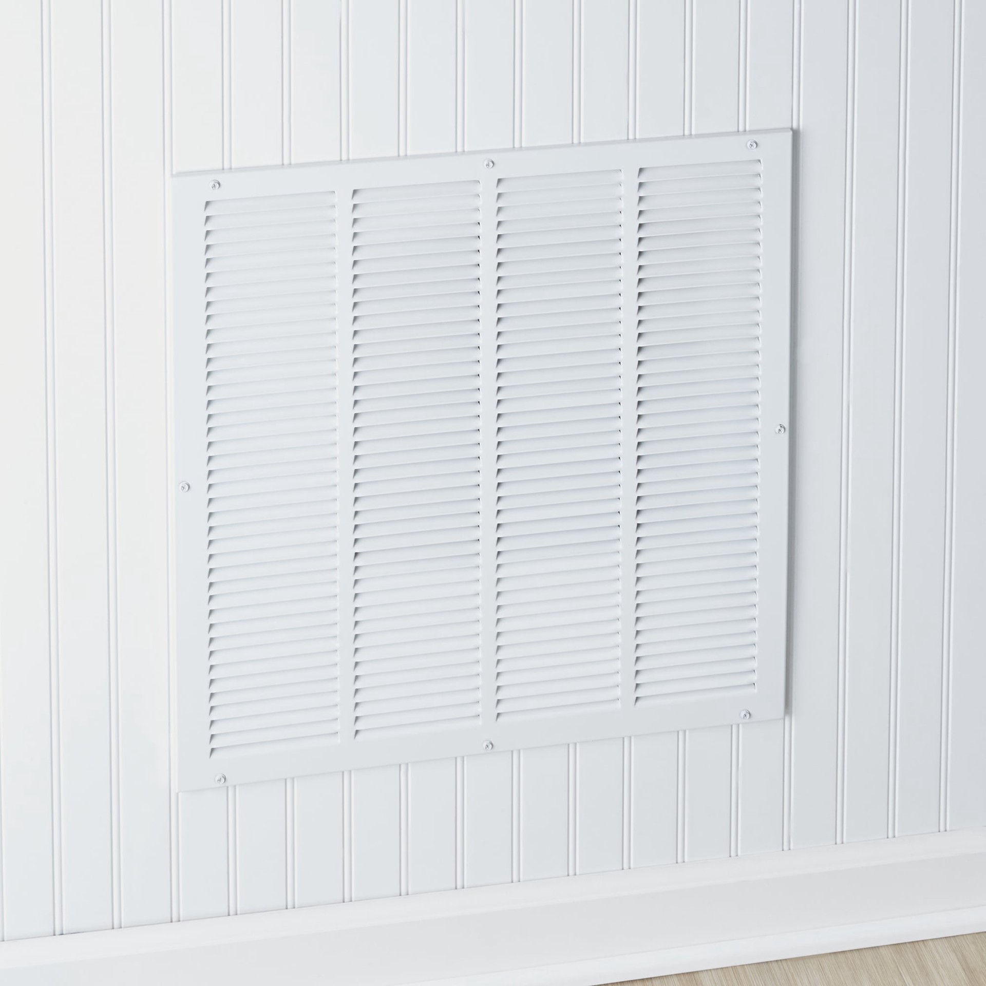 slide 2 of 4, Accord 20-in x 12-in Steel White Sidewall/Ceiling Register, 1 ct