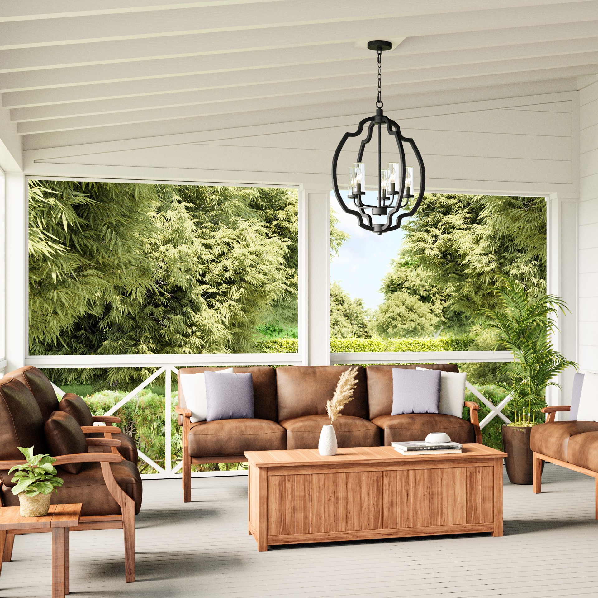 slide 5 of 6, Quoizel Castleton 5 -Light Matte Black Transitional For Use in Bathrooms, Bedrooms, Dining Rooms, Foyers, Kitchens, Living Rooms Chandelier, 1 ct