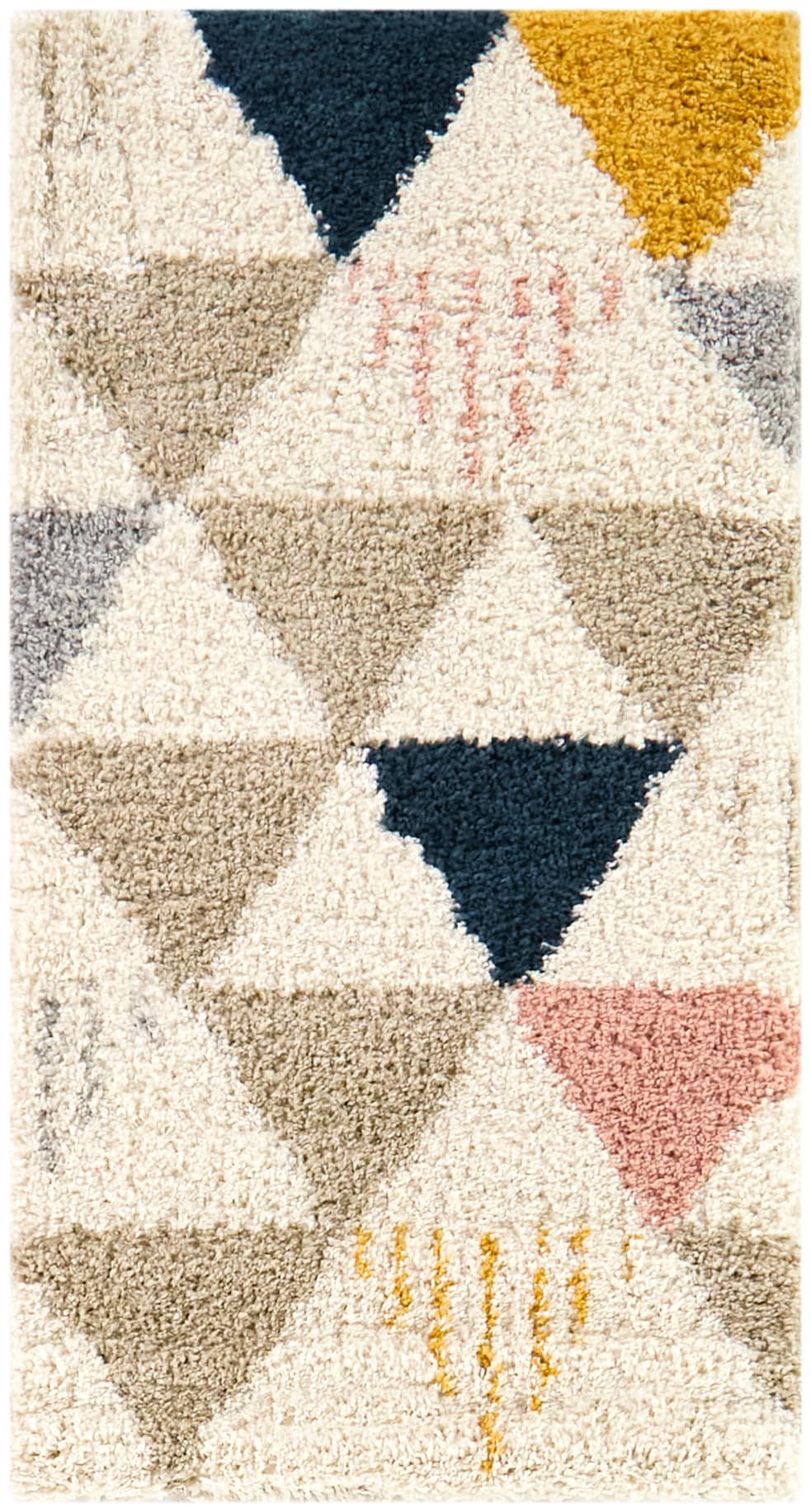 slide 2 of 6, Origin 21 Modern Geo 2 x 3 (ft) Loomed Polypropylene Multi Rectangular Indoor Geometric Mid-Century Modern Spot Clean Only Area rug, 1 ct