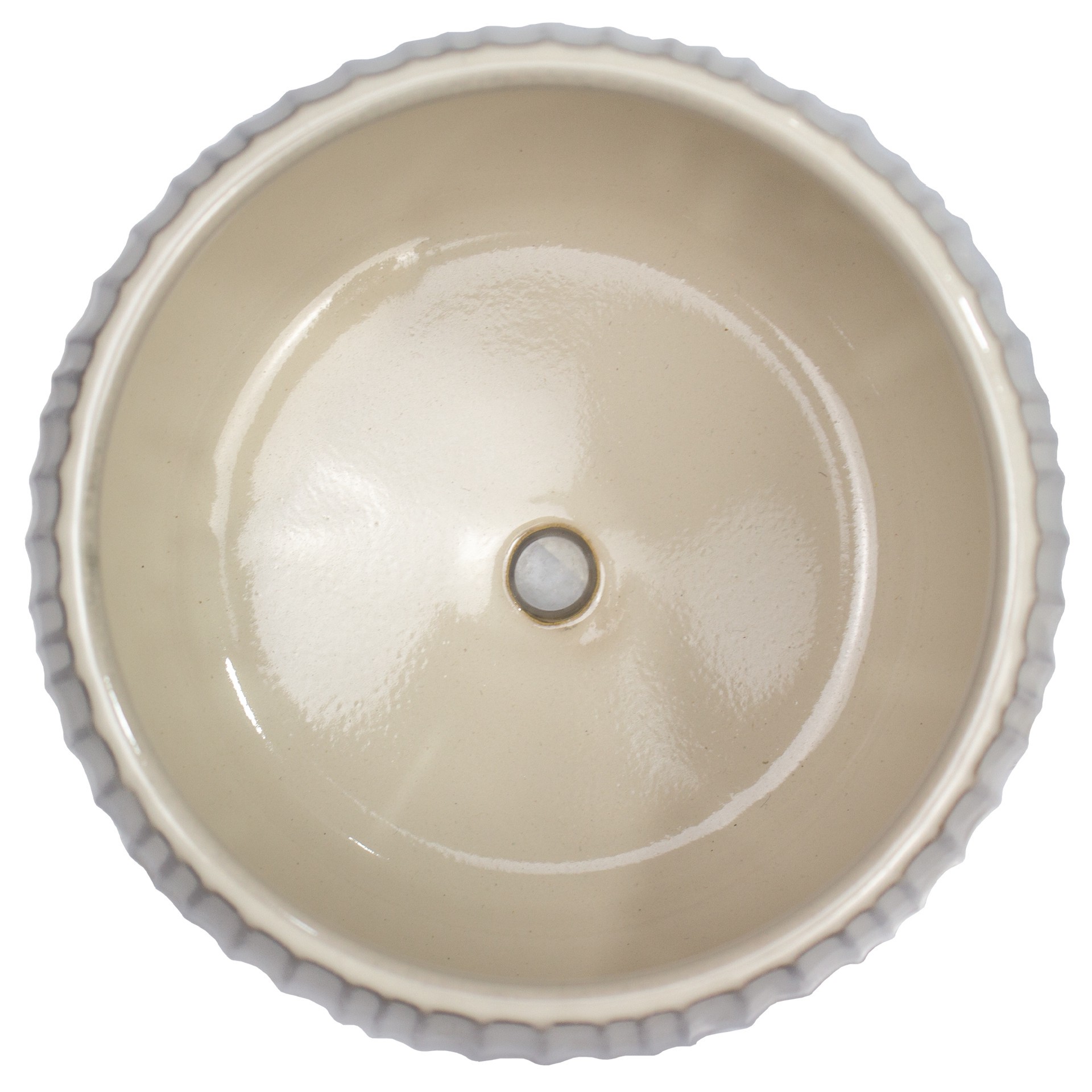 slide 4 of 6, allen + roth Round 9.96-in W x 9.96-in L White Ceramic Indoor Planter, 1 ct
