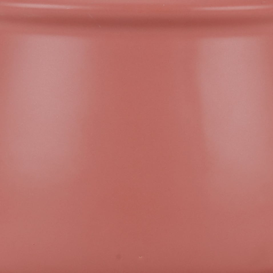 slide 6 of 6, allen + roth Round 10.04-in W x 10.04-in L Red Ceramic Indoor Planter, 1 ct