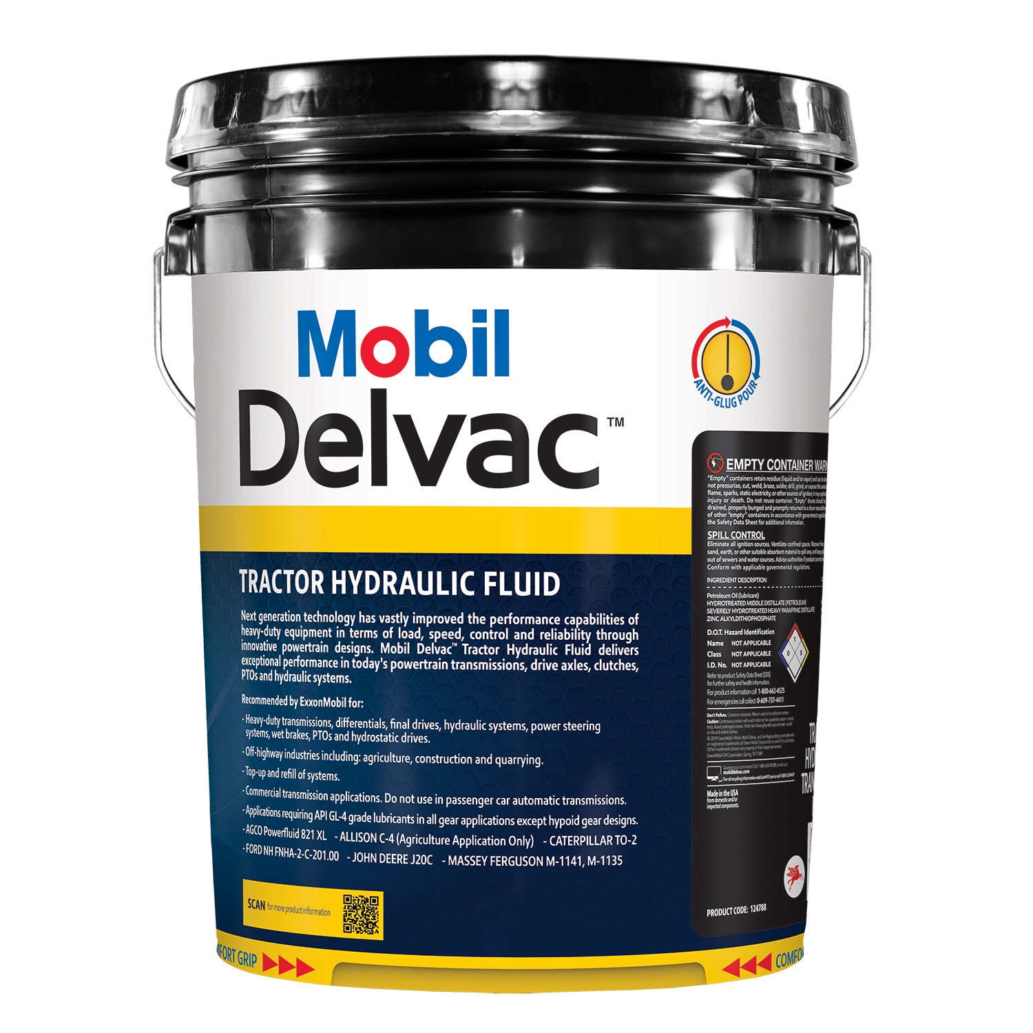 slide 2 of 2, Mobil 5 gallons Universal Hydraulic Oil, 1 ct