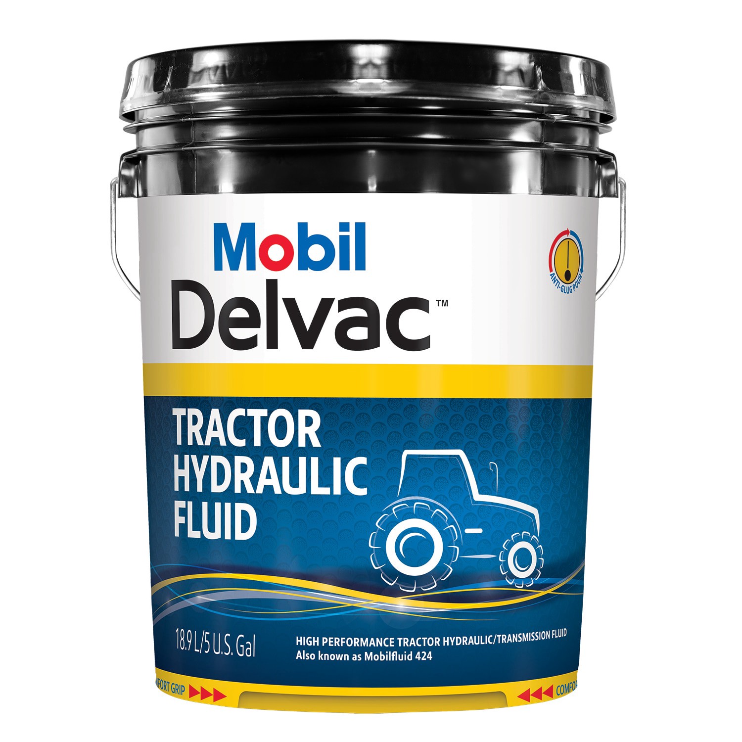 slide 1 of 2, Mobil 5 gallons Universal Hydraulic Oil, 1 ct