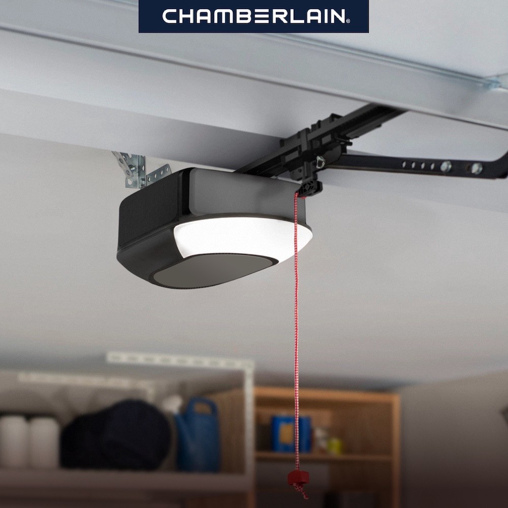 slide 4 of 6, Chamberlain 3/4 HPS myQ Smart Compatible Belt drive Garage Door Opener Wi-Fi Compatibility and Battery Back-Up LED Light, 1 ct