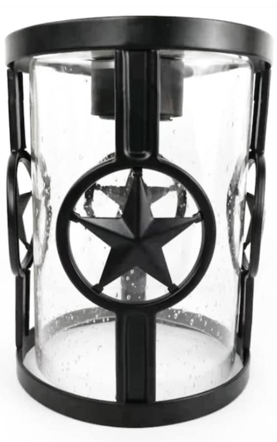 slide 2 of 5, Style Selections Mix and Match 6.8-in x 5.6-in Cylinder Black Seeded glass Pendant light shade with 2-1/4-in Fitter, 1 ct