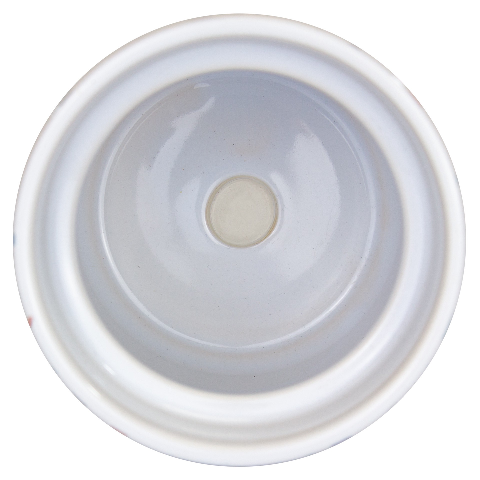 slide 4 of 6, allen + roth Round 4.14-in W x 4.14-in L White Ceramic Indoor Planter, 1 ct