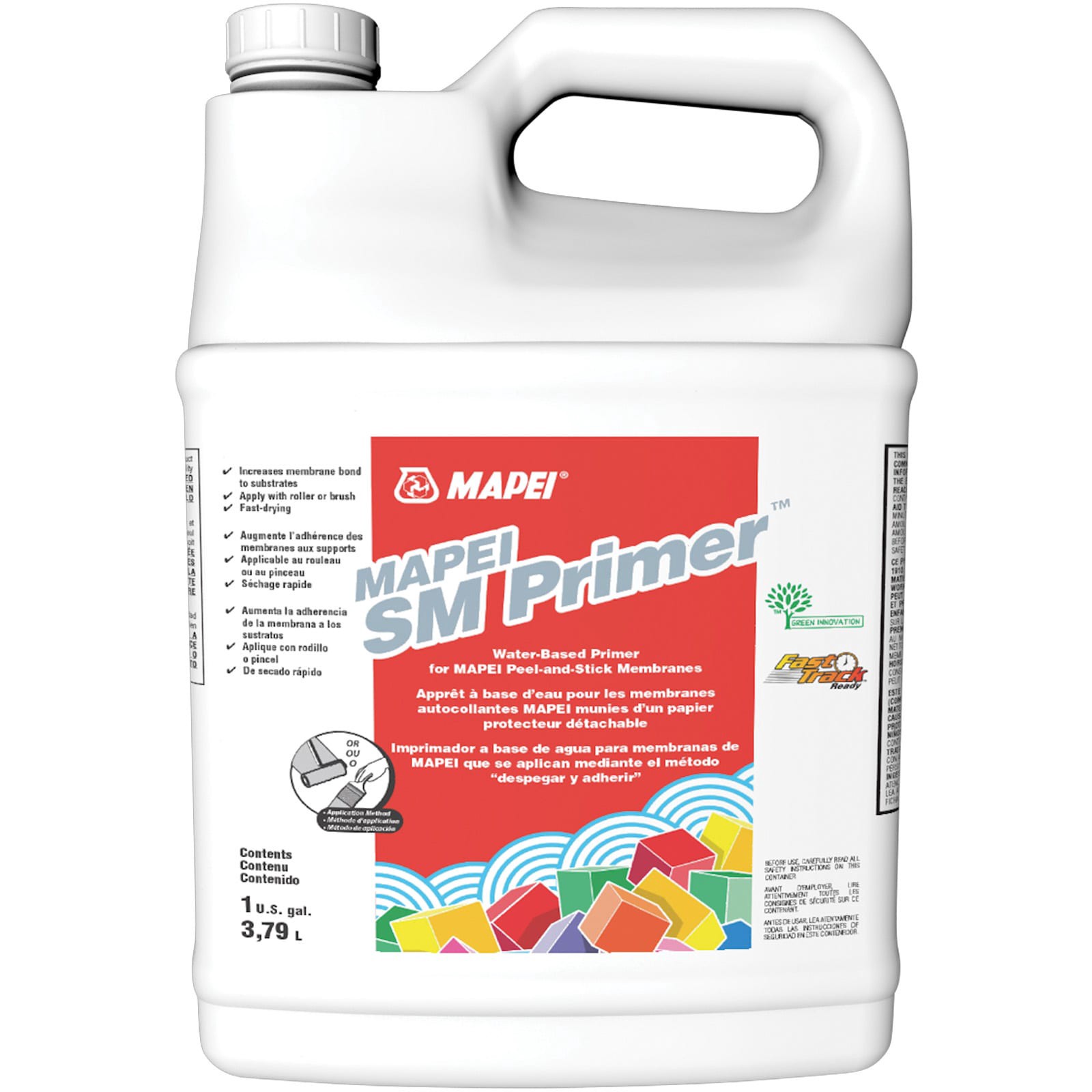 slide 1 of 6, MAPEI SM Primer 1 Gallon(s) Liquid Indoor or outdoor Primer, 1 ct