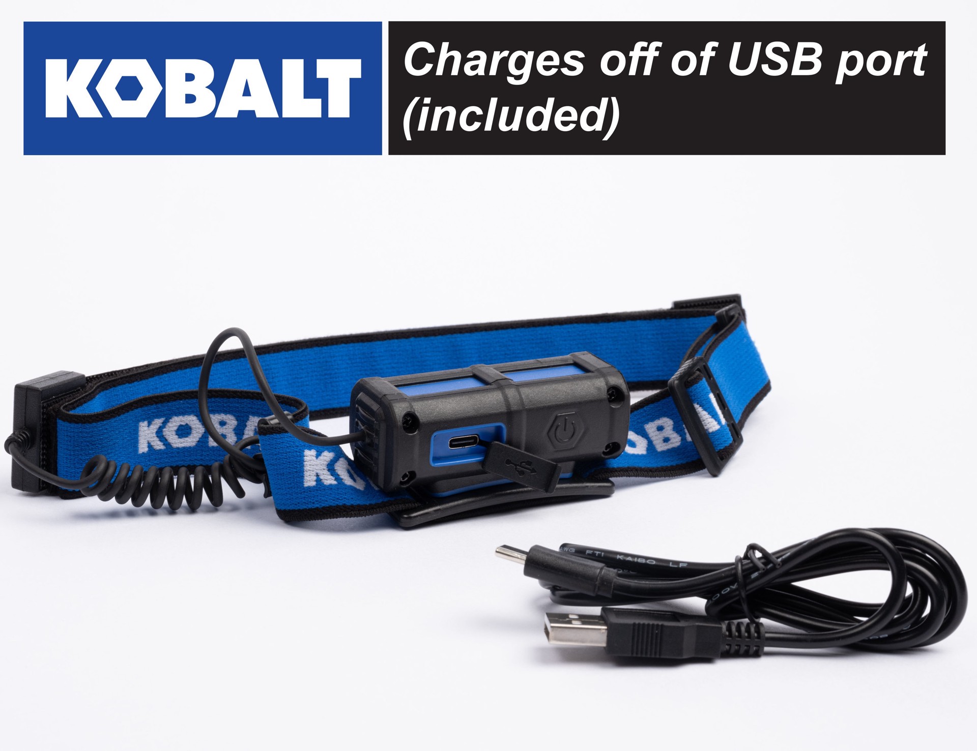 slide 3 of 6, Kobalt 400-Lumen 3 -Mode LED Rechargeable Headlamp, 1 ct