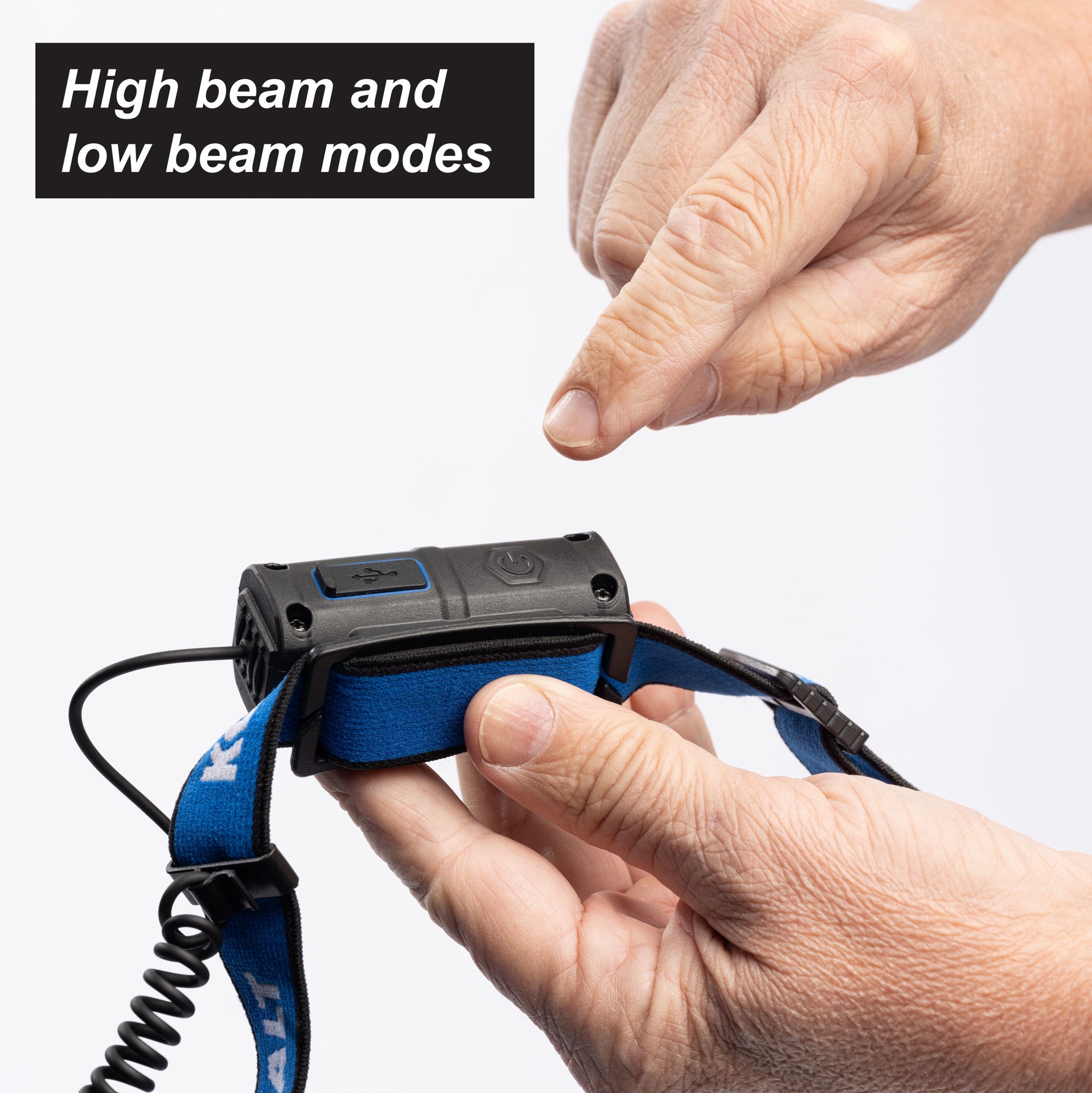 slide 5 of 6, Kobalt 400-Lumen 3 -Mode LED Rechargeable Headlamp, 1 ct