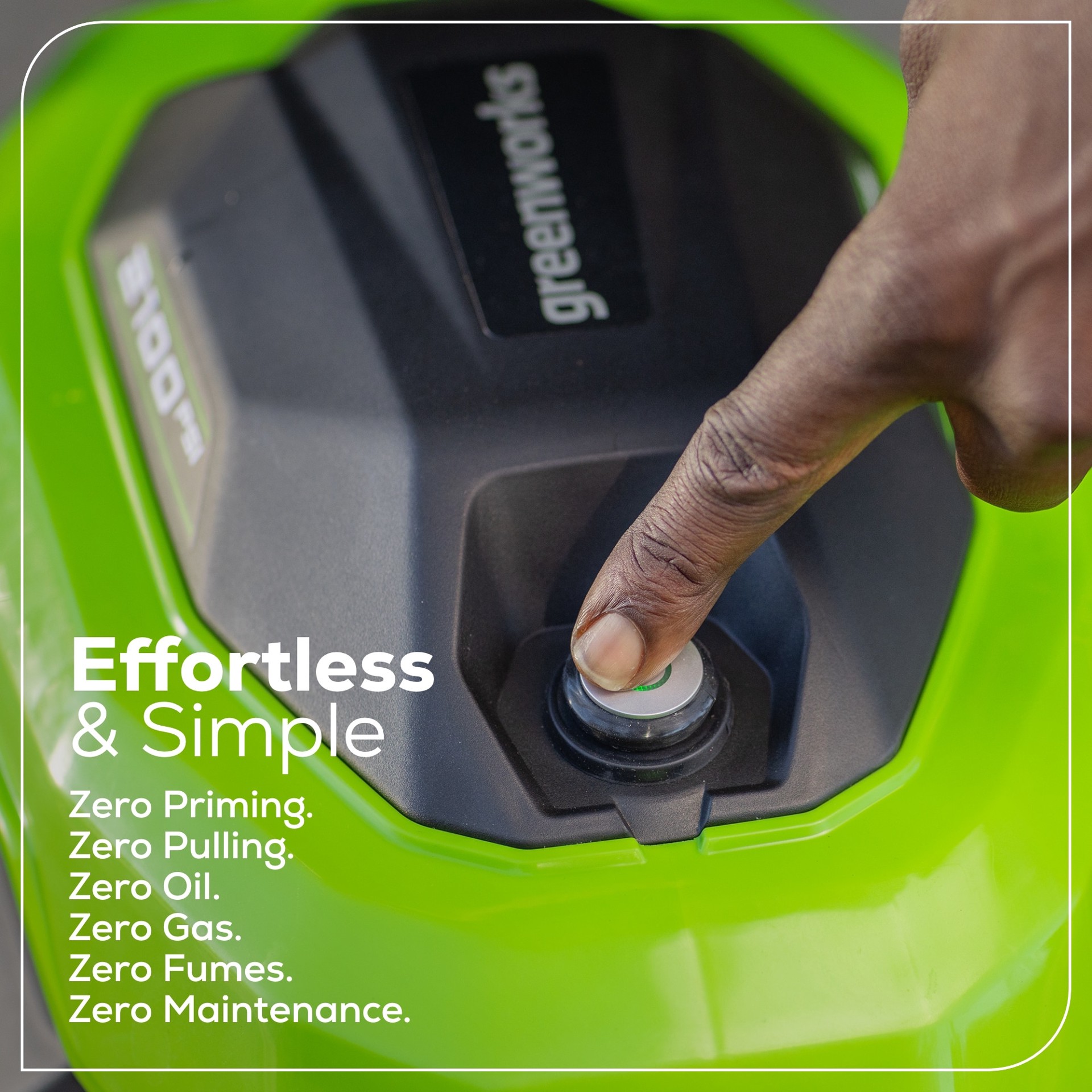 slide 6 of 6, Greenworks 2100-PSI 1.2-GPM Cold Water Electric Pressure washer with 4-in Spray Tips, 1 ct