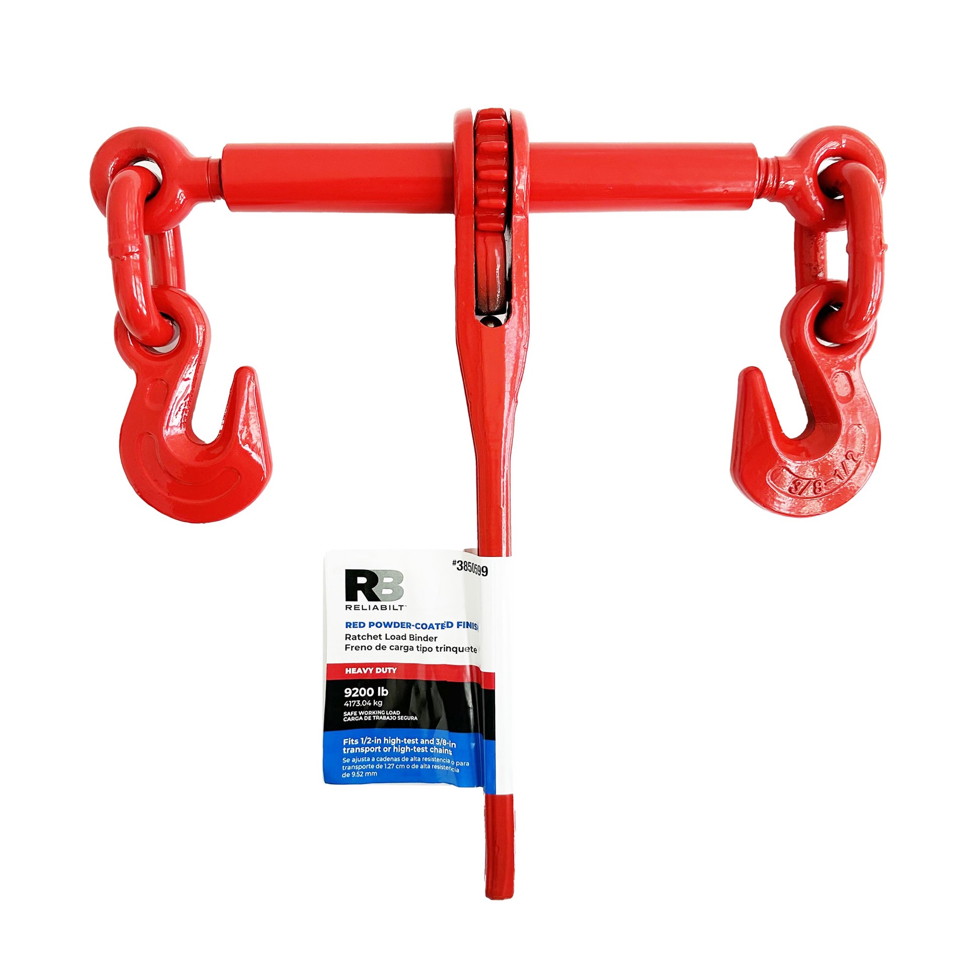 slide 1 of 6, RELIABILT 3/8in.-1/2in. Ratchet Type Load Binder, 1 ct