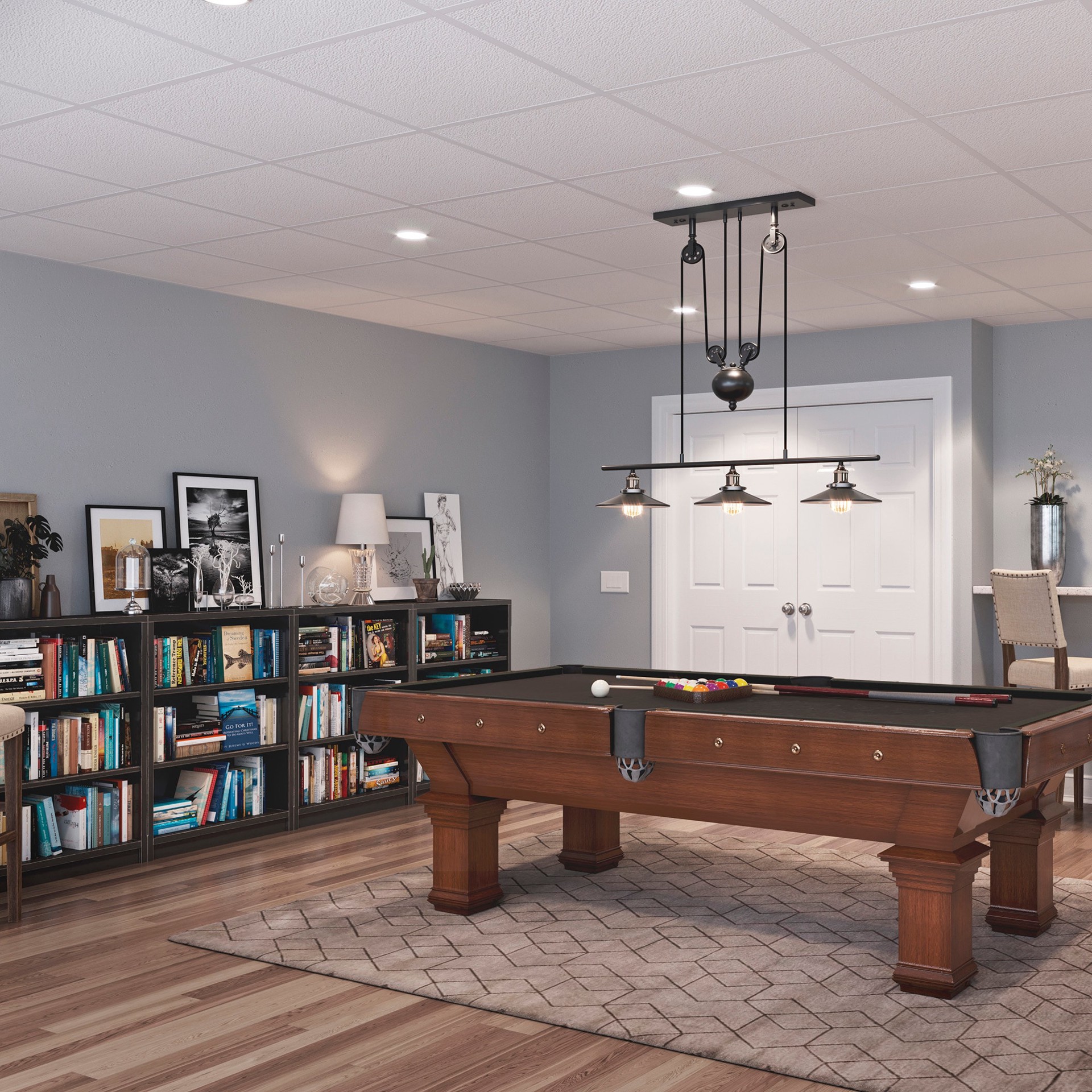 slide 3 of 6, Genesis 2-ft x 2-ft Stucco Pro White PVC Drop Ceiling Tile ( 4-sq ft / Case ), 1 ct
