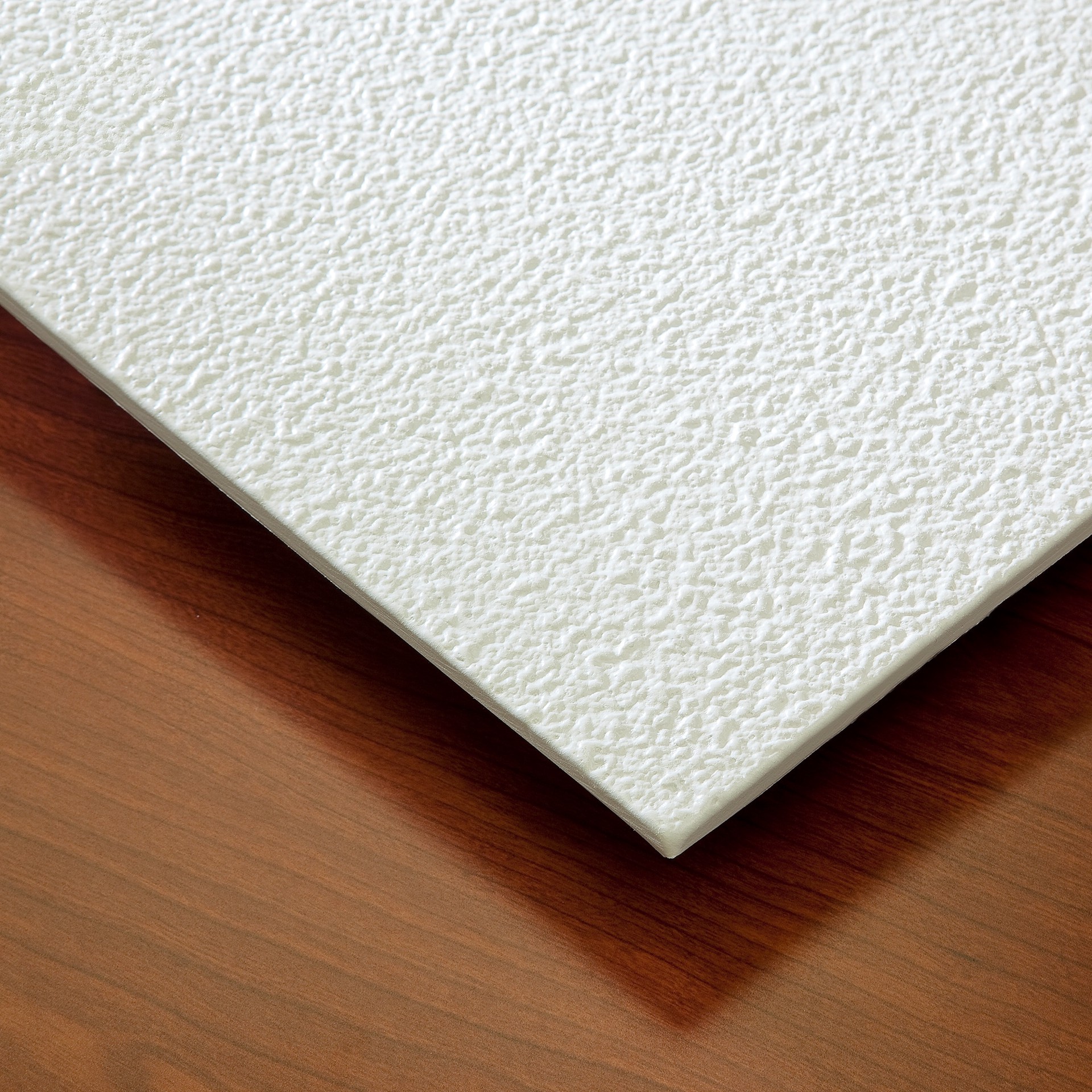 slide 6 of 6, Genesis 2-ft x 2-ft Stucco Pro White PVC Drop Ceiling Tile ( 4-sq ft / Case ), 1 ct