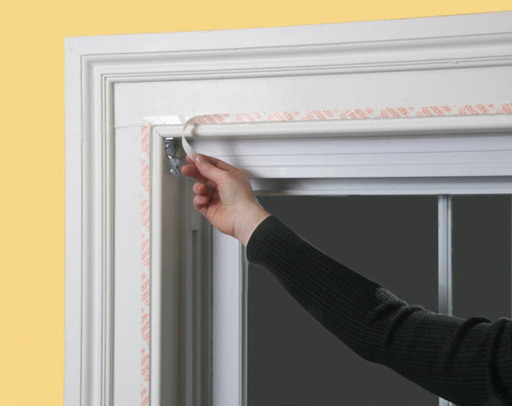 slide 3 of 5, Frost King 16-ft x 3-1/2-ft x 0.75 mils Clear Polyethylene Window Weatherstrip 3 -Pack, 1 ct