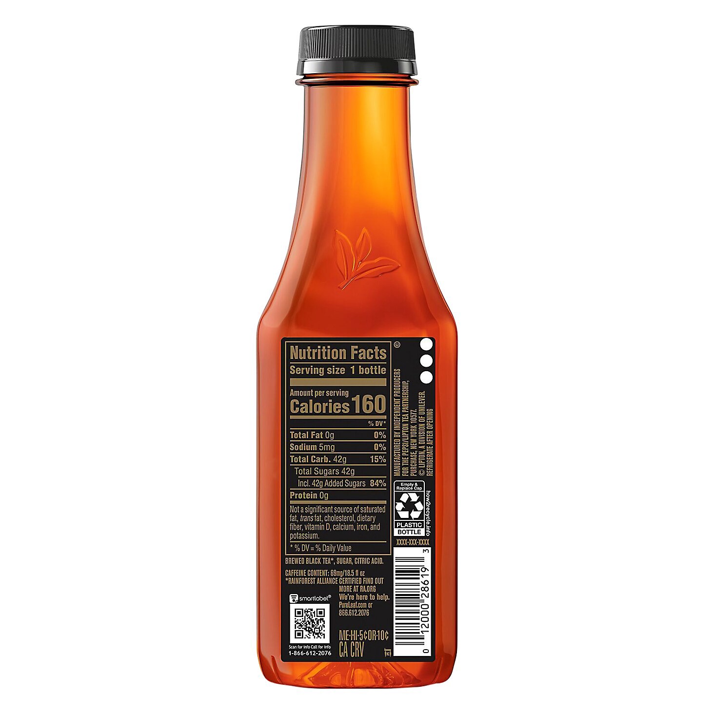 slide 4 of 6, Pure Leaf Sweet Real Brewed Single-Serve Tea, 1 ct