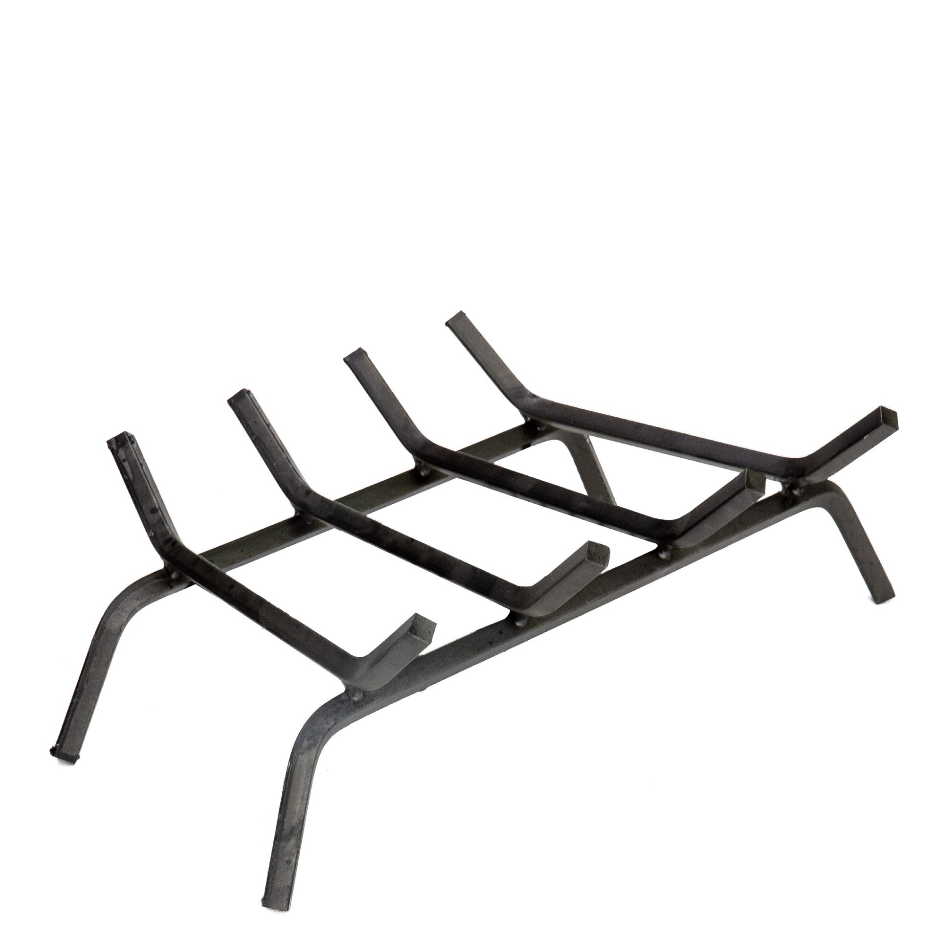 slide 1 of 6, Style Selections 1/2-in Steel 16-in 4- Fireplace Grate, 1 ct