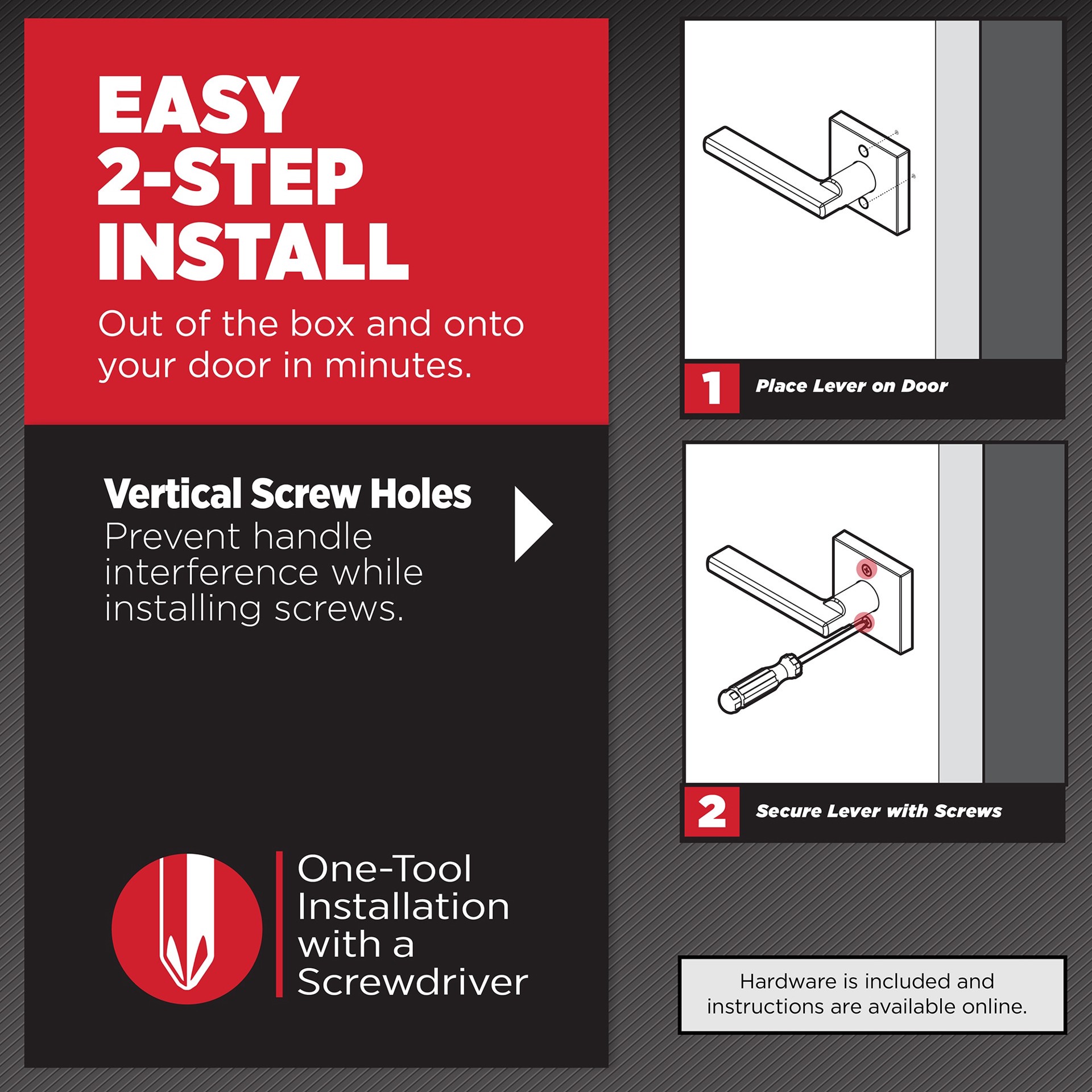 slide 4 of 6, Kwikset Signature Series Halifax Square Satin Nickel Interior or Exterior Dummy Door Handle, 1 ct