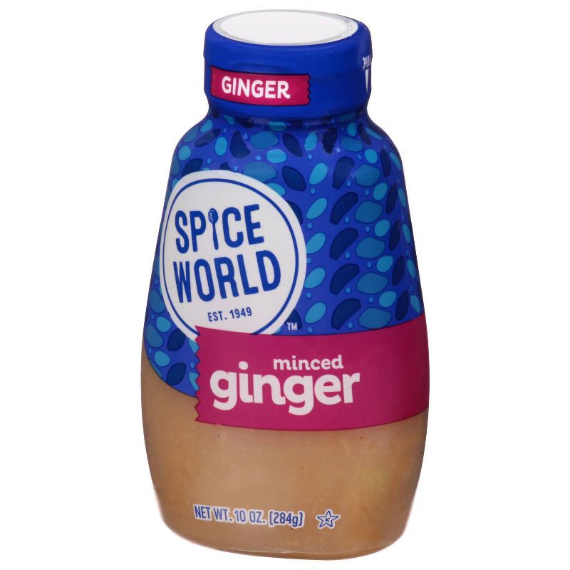 slide 3 of 9, Spice World Minced Ginger - 10oz, 10 oz
