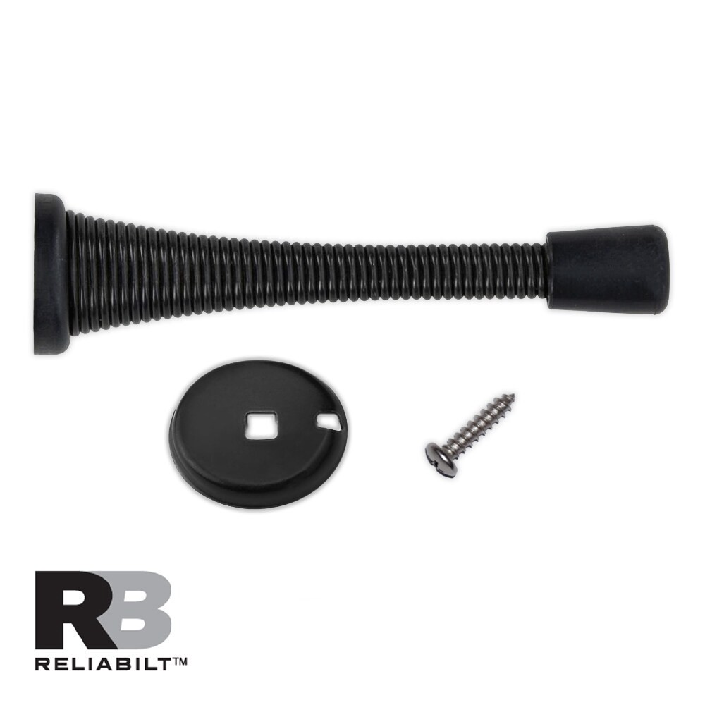 slide 2 of 6, RELIABILT 3-3/4-in Oil-rubbed bronze Spring Door Stop, 1 ct