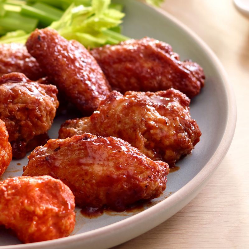 slide 7 of 10, Foster Farms Simply Raised USDA Antibiotic Free Party Chicken Wings - 1-2.5lbs - price per lb, per lb