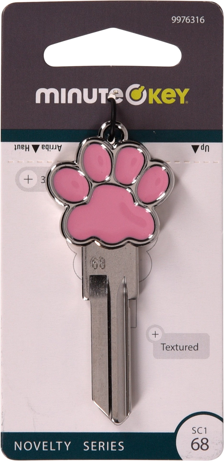 slide 4 of 6, Minute Key Silver #68 SC1 Brass House/Entry Key Blank, 1 ct