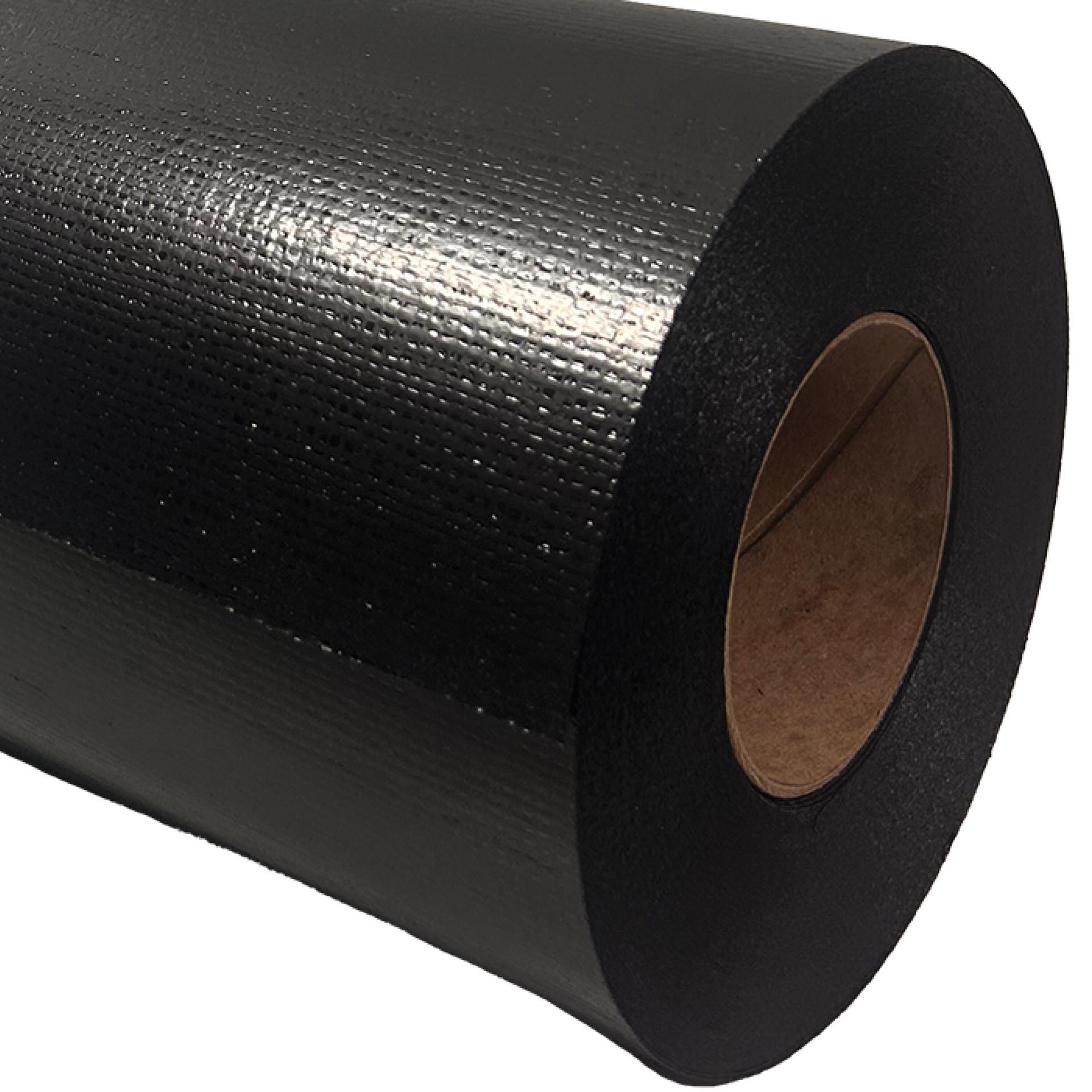 slide 5 of 5, WascoSeal 16-in x 150-ft Black Woven polyethylene Roll flashing, 1 ct
