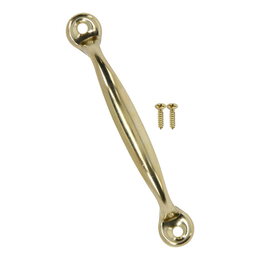 slide 1 of 6, RELIABILT Polished Brass Screen/Storm door Replacement Pull handle, 1 ct