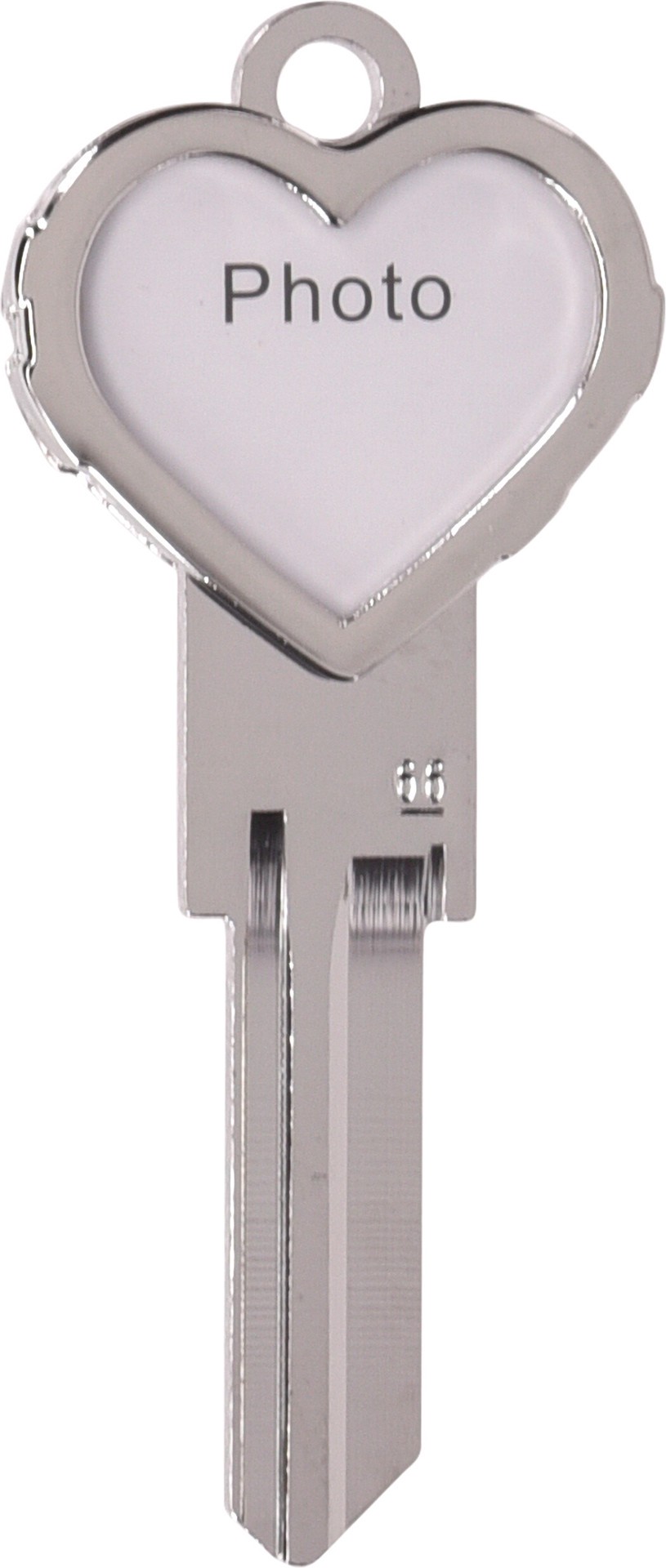 slide 2 of 3, Minute Key Silver #66 KW1 Brass House/Entry Key Blank, 1 ct