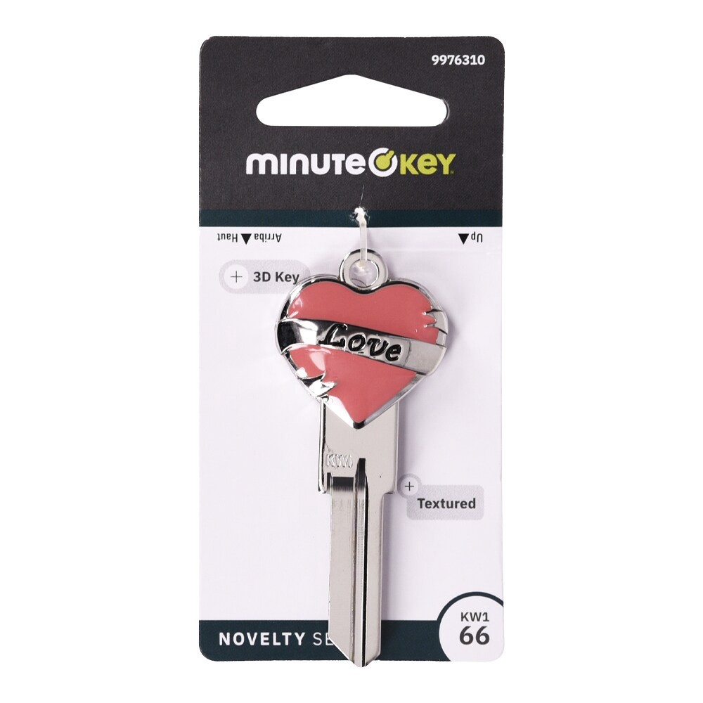slide 3 of 3, Minute Key Silver #66 KW1 Brass House/Entry Key Blank, 1 ct