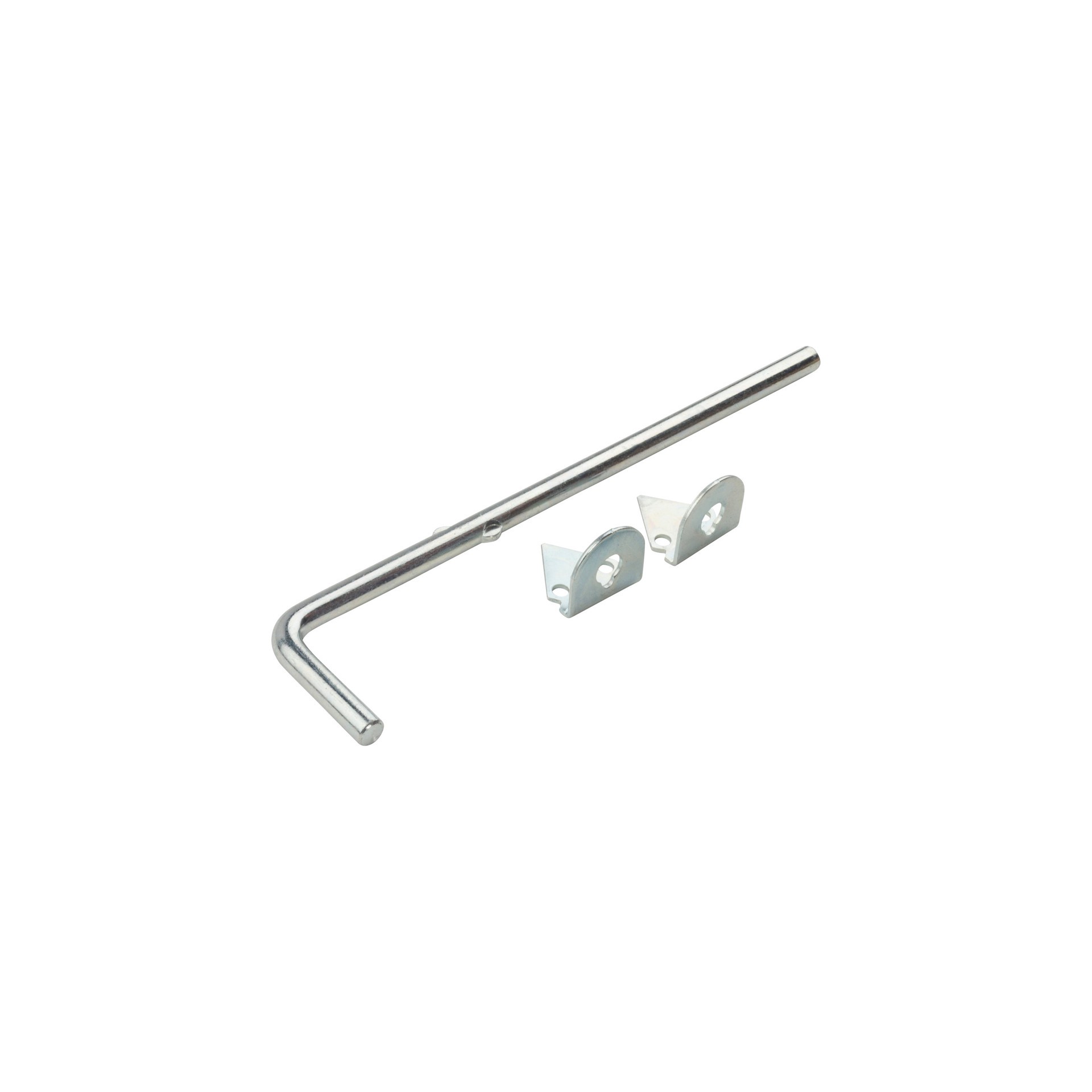 slide 2 of 6, National Hardware 12-in Zinc Gate cane bolt, 1 ct